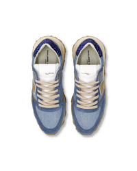 philippe-model-tropez-haute-damen-high-top-sneaker-blau-denim image 6
