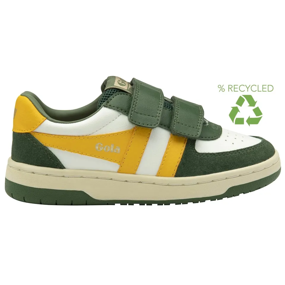 gola-hawk-strap-kinder-sneaker-wei-gr-n-gelb image 1