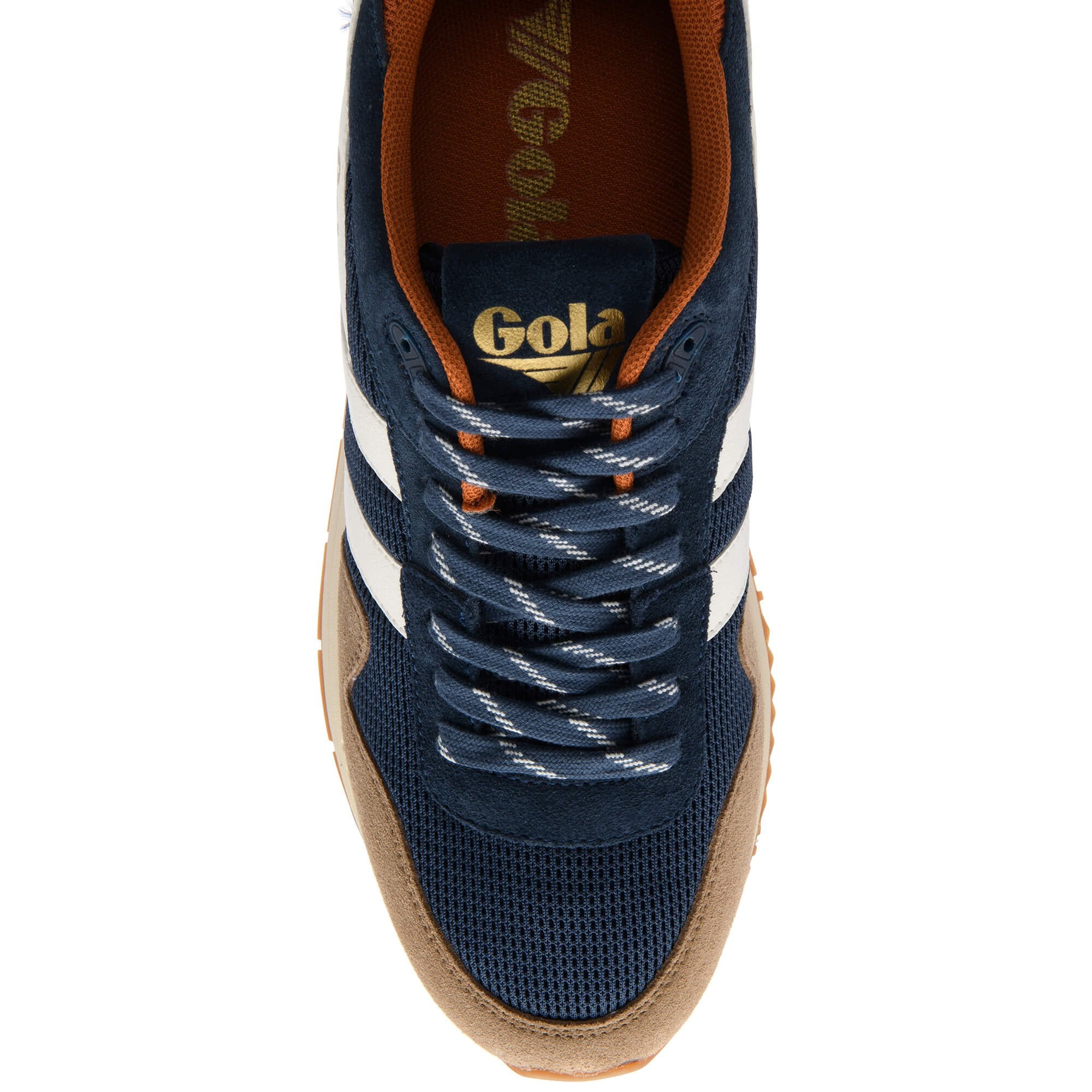 gola-delta-herren-sneaker-navy-mesh-tabak-cremewei image 5