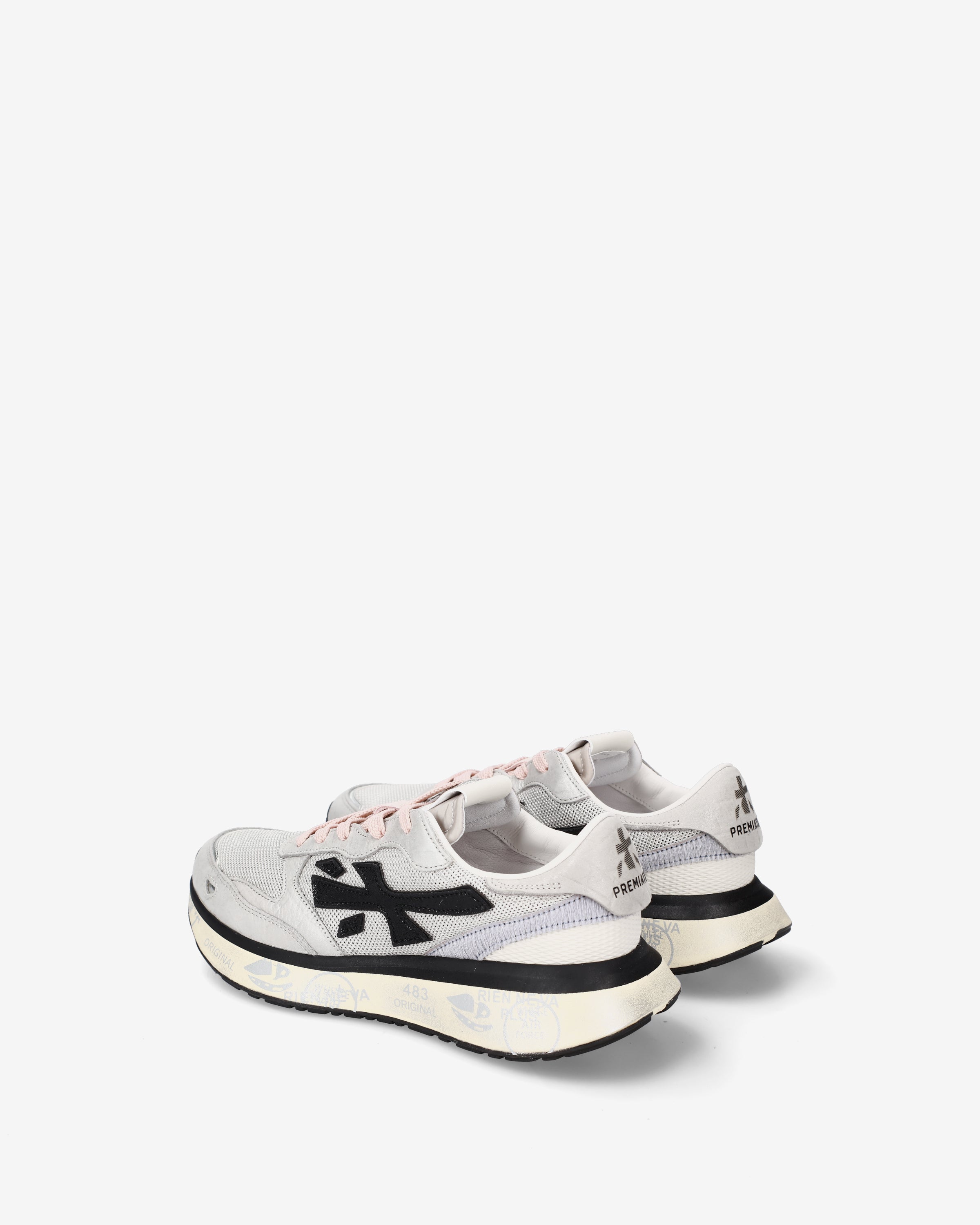 premiata-lauryn-8533-sneaker-damen-hell-mit-shearling-und-logo image 5