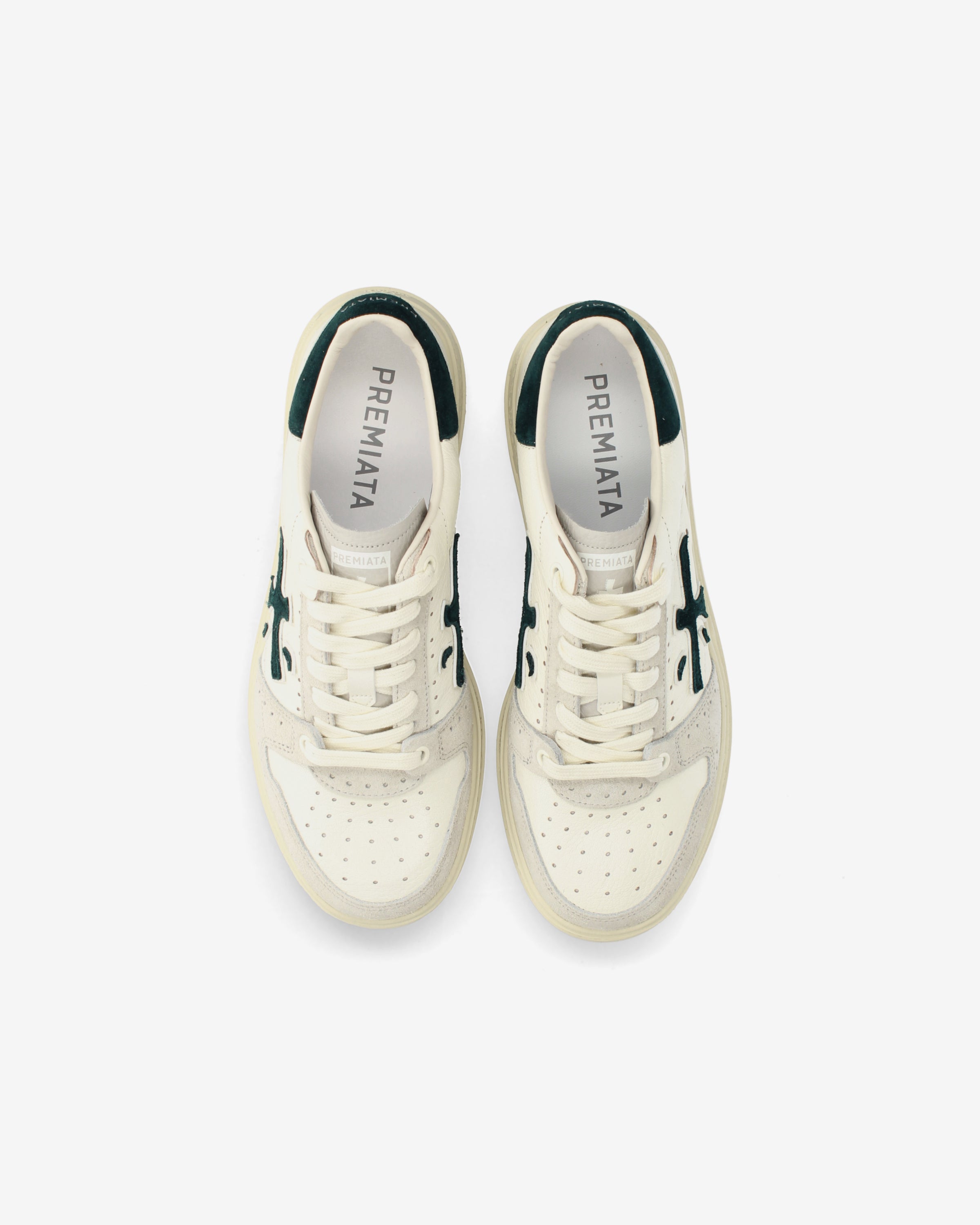 premiata-quinn-8650-sneaker-herren-panna-petrol image 6