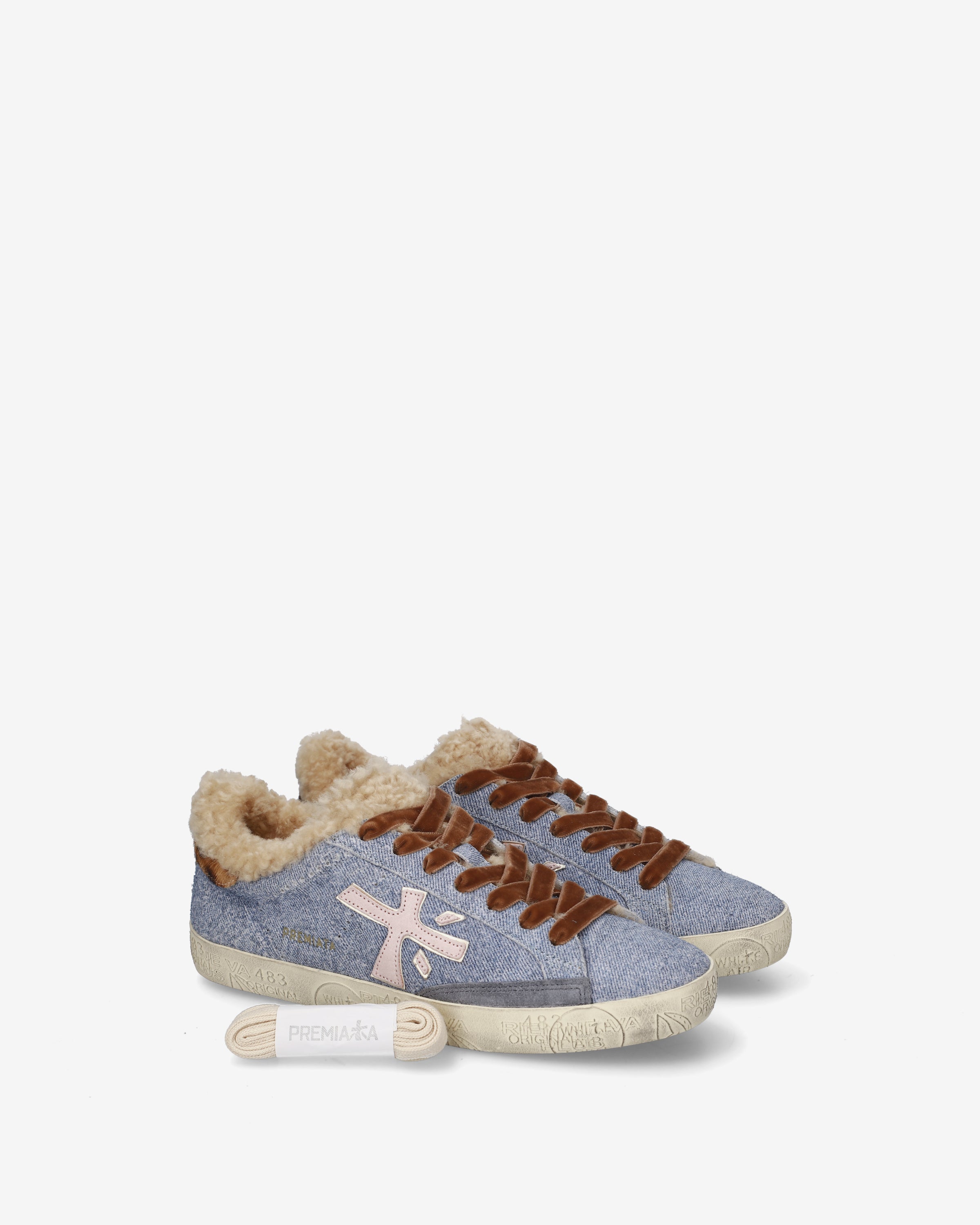 premiata-stevend-8698m-damen-sneaker-denim image 2