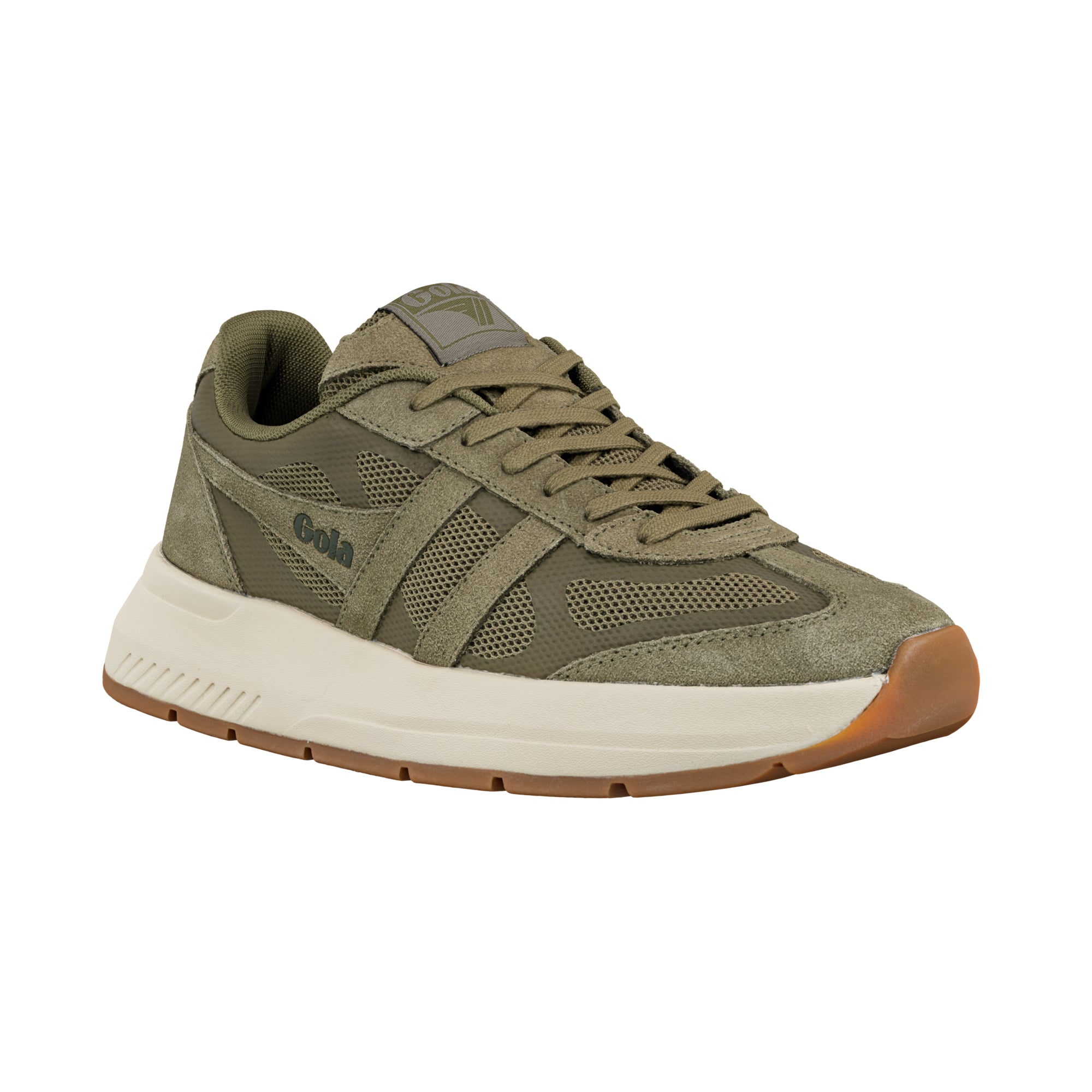 gola-seattle-herren-turnschuhe-retro-jogger-in-khaki image 2