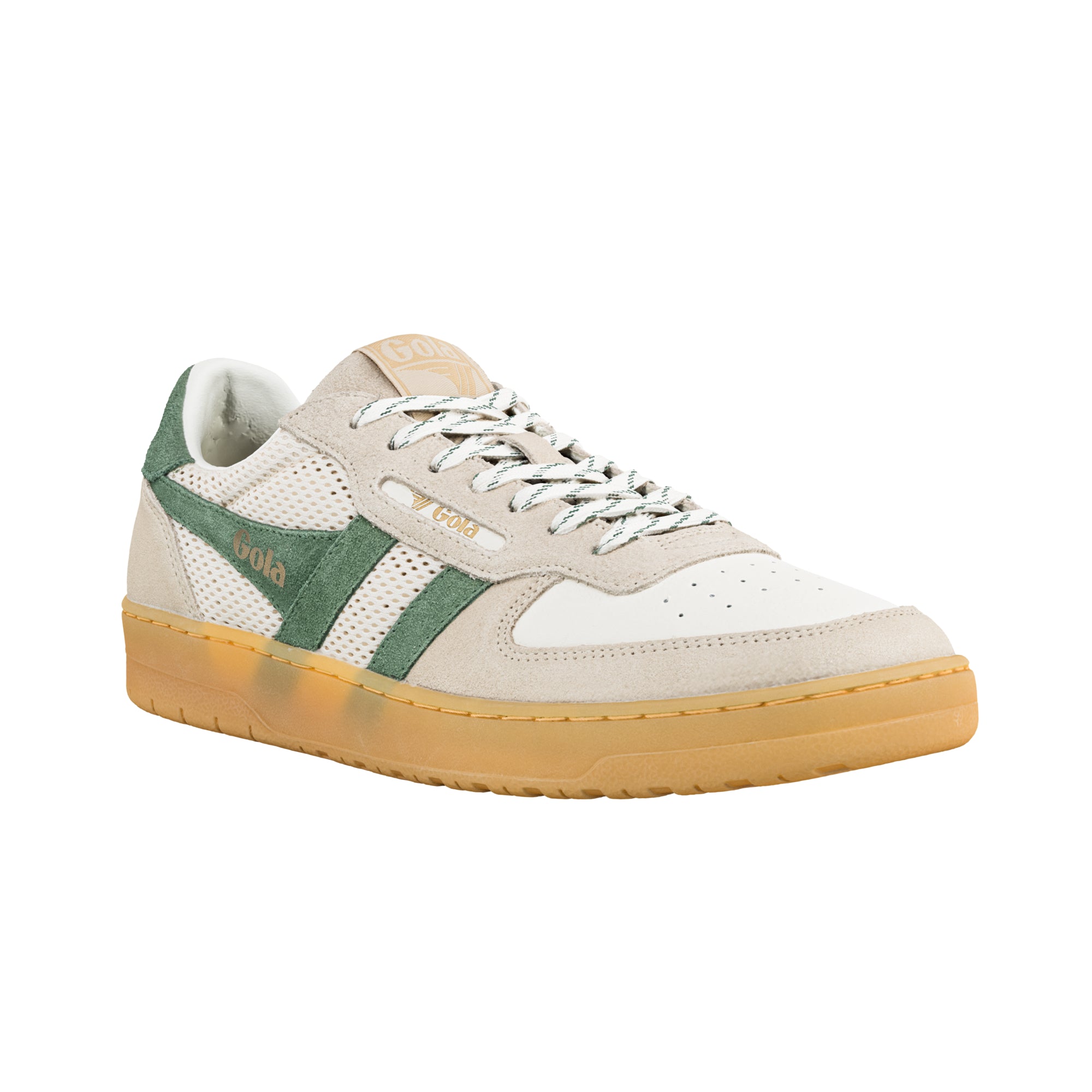 gola-hawk-83-herren-sneaker-beige-gr-n-mesh image 2