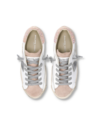 philippe-model-prsx-sneaker-damen-wei-rosa-silber-pailletten image 6