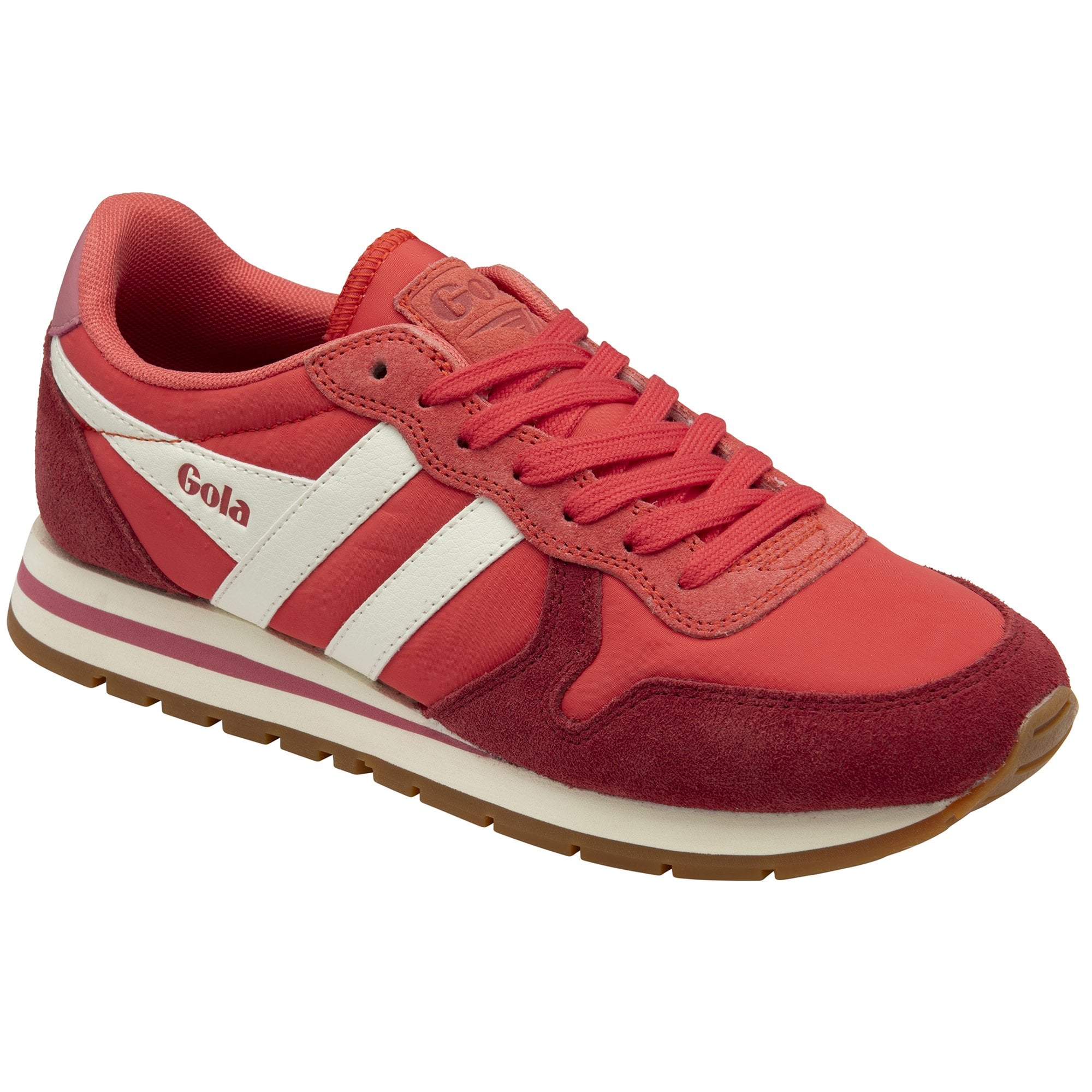 gola-daytona-chute-sneaker-f-r-damen-koralle-rot-off-white image 2