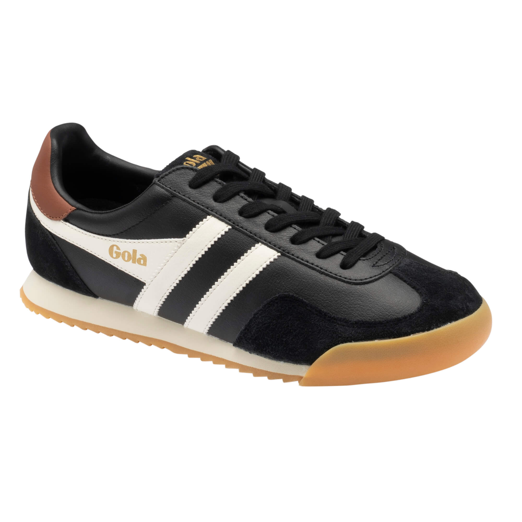 gola-europa-herren-ledersneaker-schwarz-rost image 2