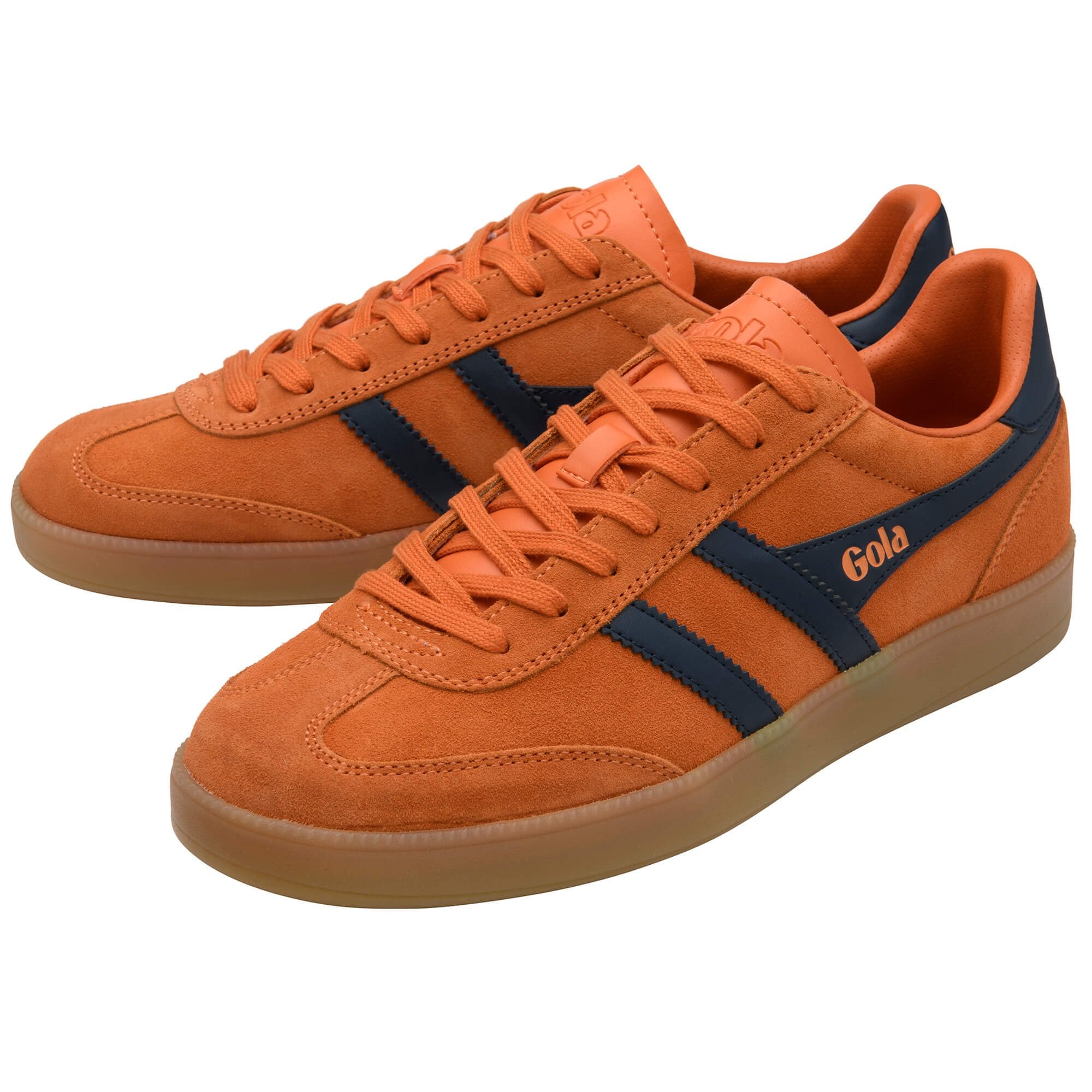 gola-viper-sneaker-herren-orange-wildleder-marineblau image 3