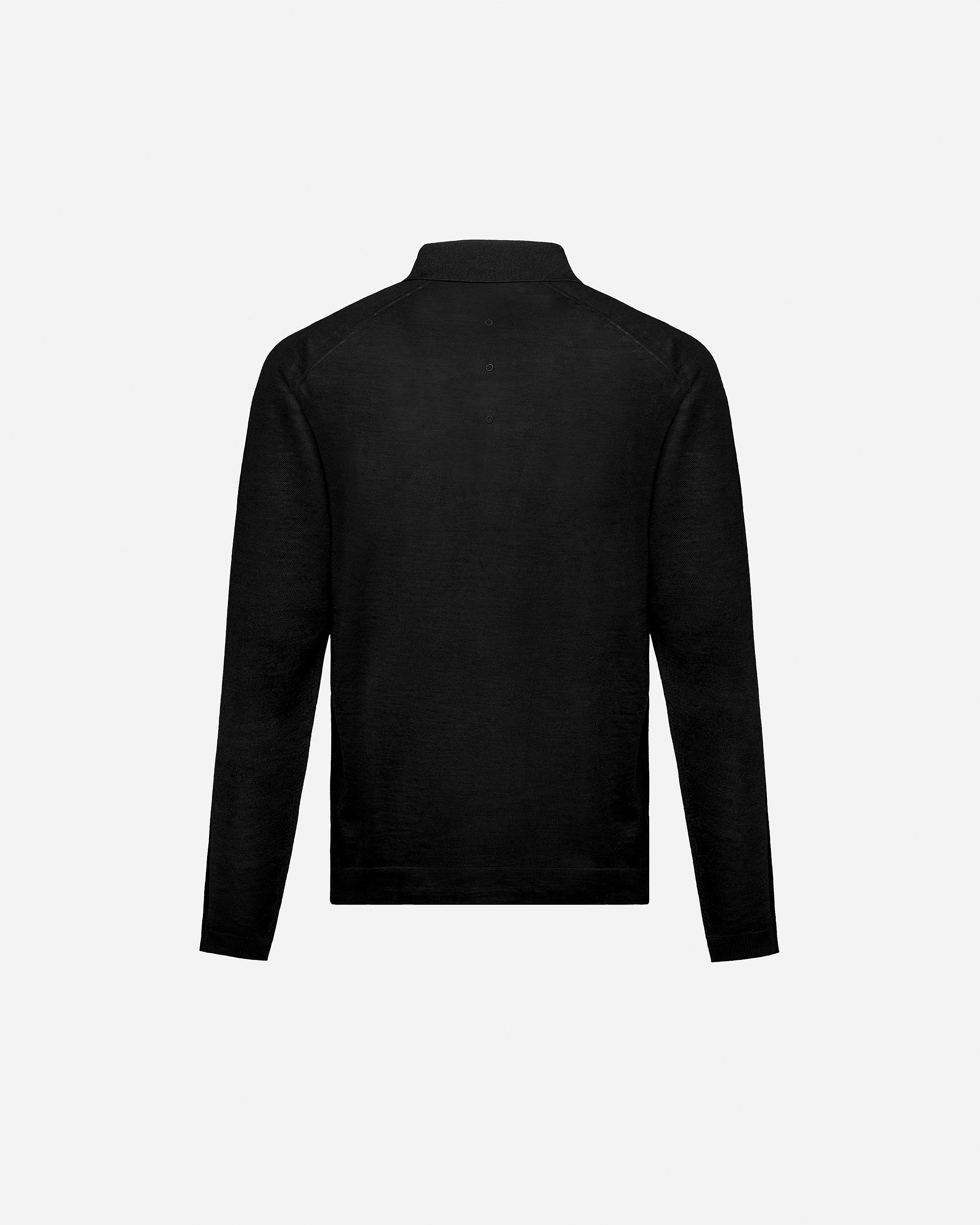 premiata-polo-knit-black-herren-strickpolo image 3