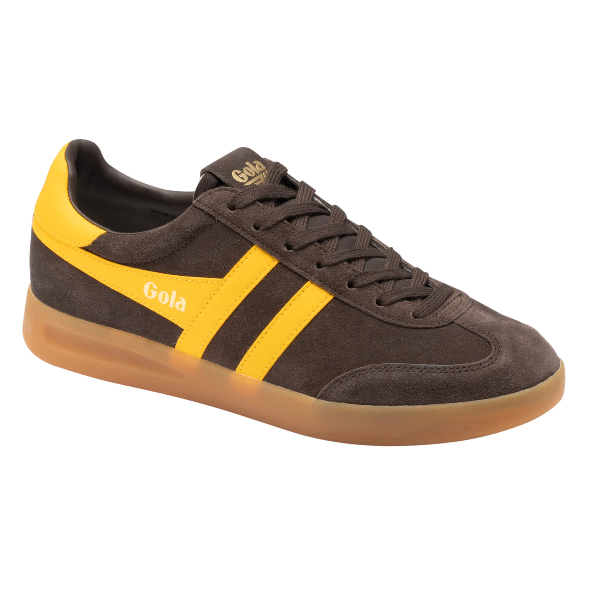 gola-cyclone-herren-sneaker-mokkabraun-sonnengelb-wildleder image 2