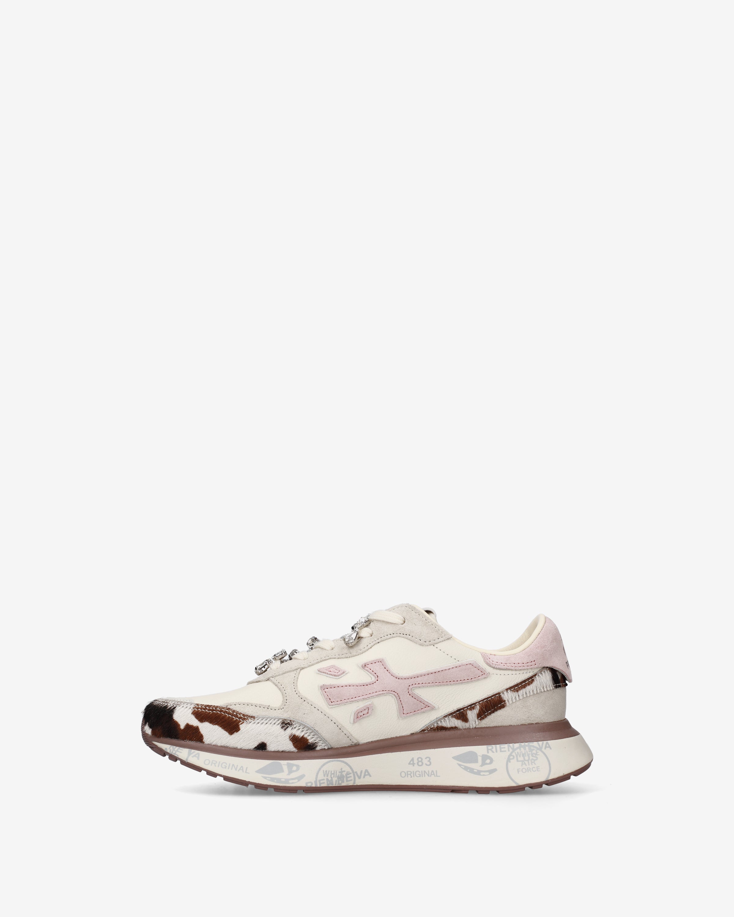 premiata-lauryn-8456k-sneaker-damen-panna-rosa-braun image 3
