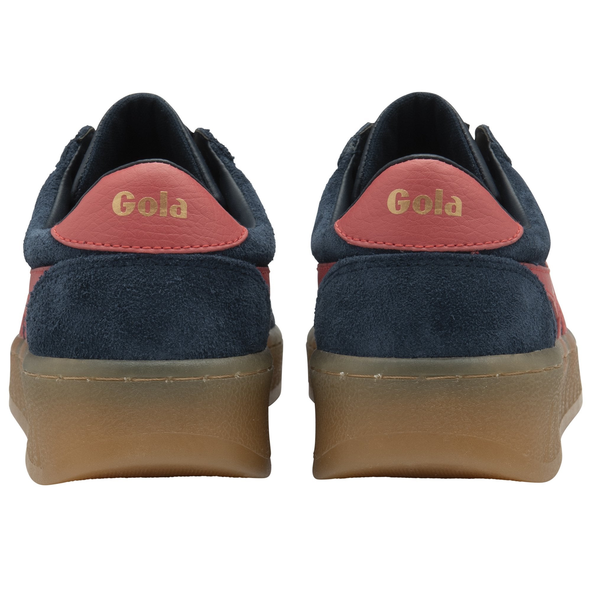 gola-grandslam-wildleder-sneaker-damen-navy-coral-court image 4