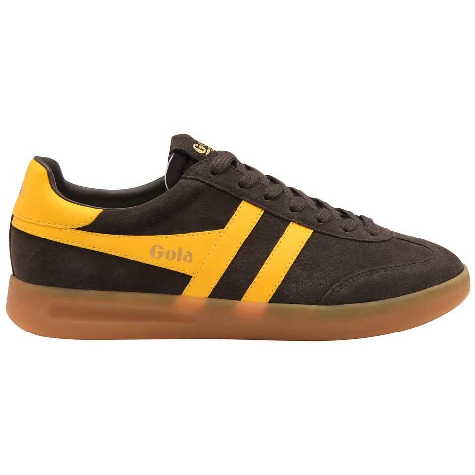 gola-cyclone-herren-sneaker-mokkabraun-sonnengelb-wildleder image 1