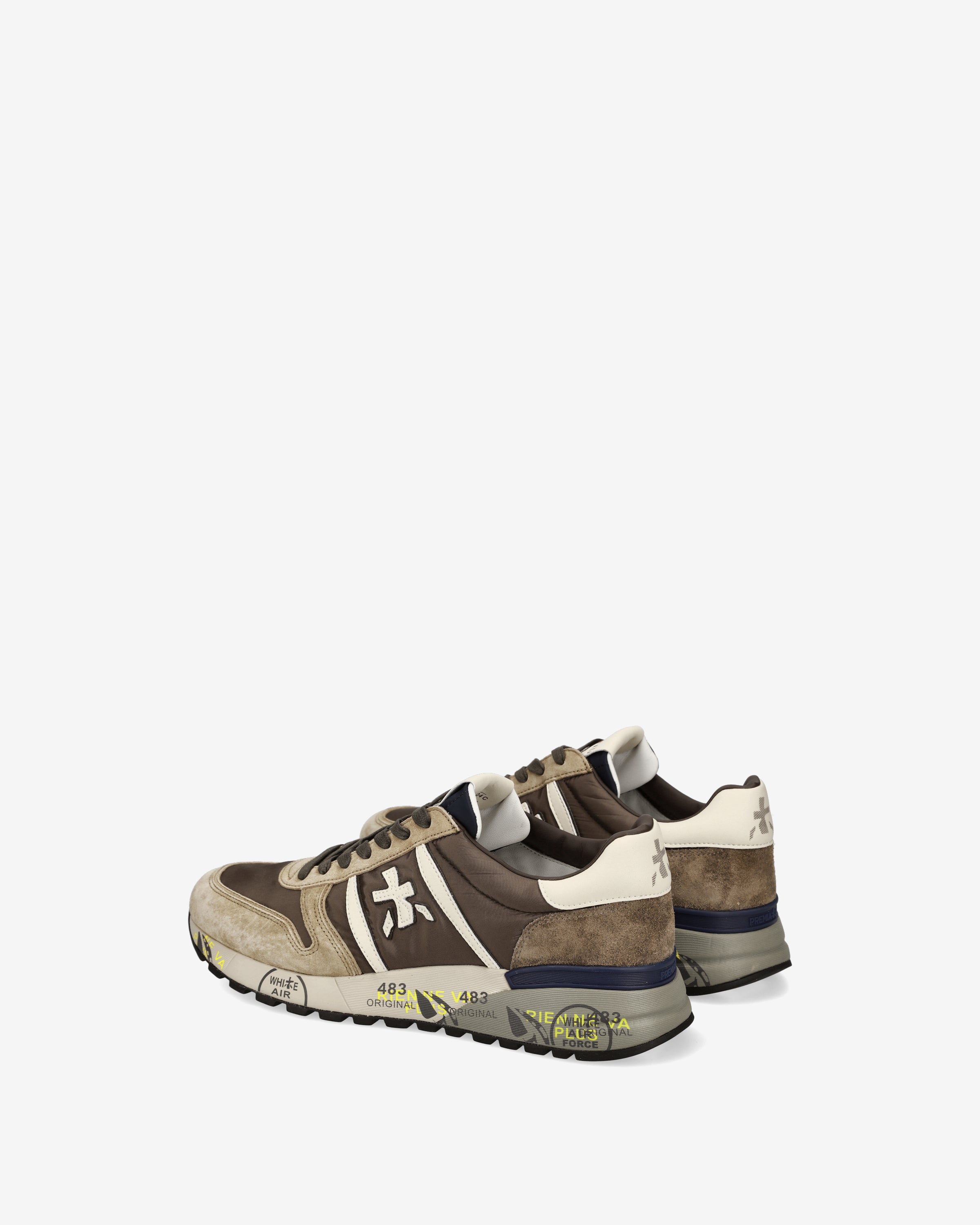 premiata-lander-7704-sneaker-herren-tortora-braun image 4