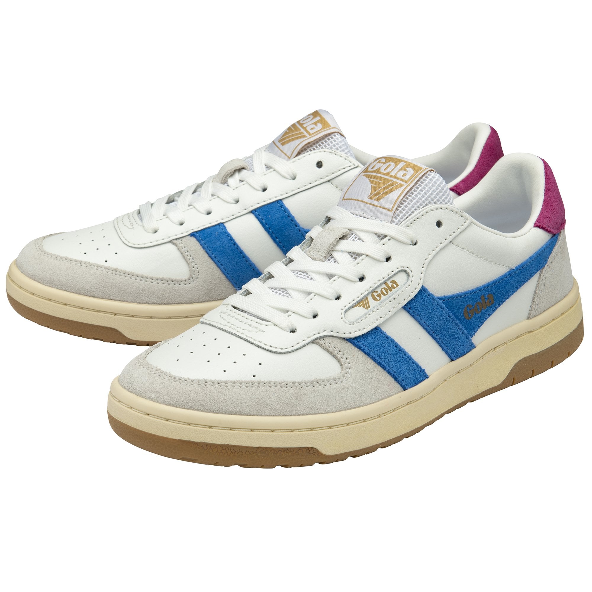gola-hawk-sneaker-f-r-damen-wei-pazifik-fuchsia image 3