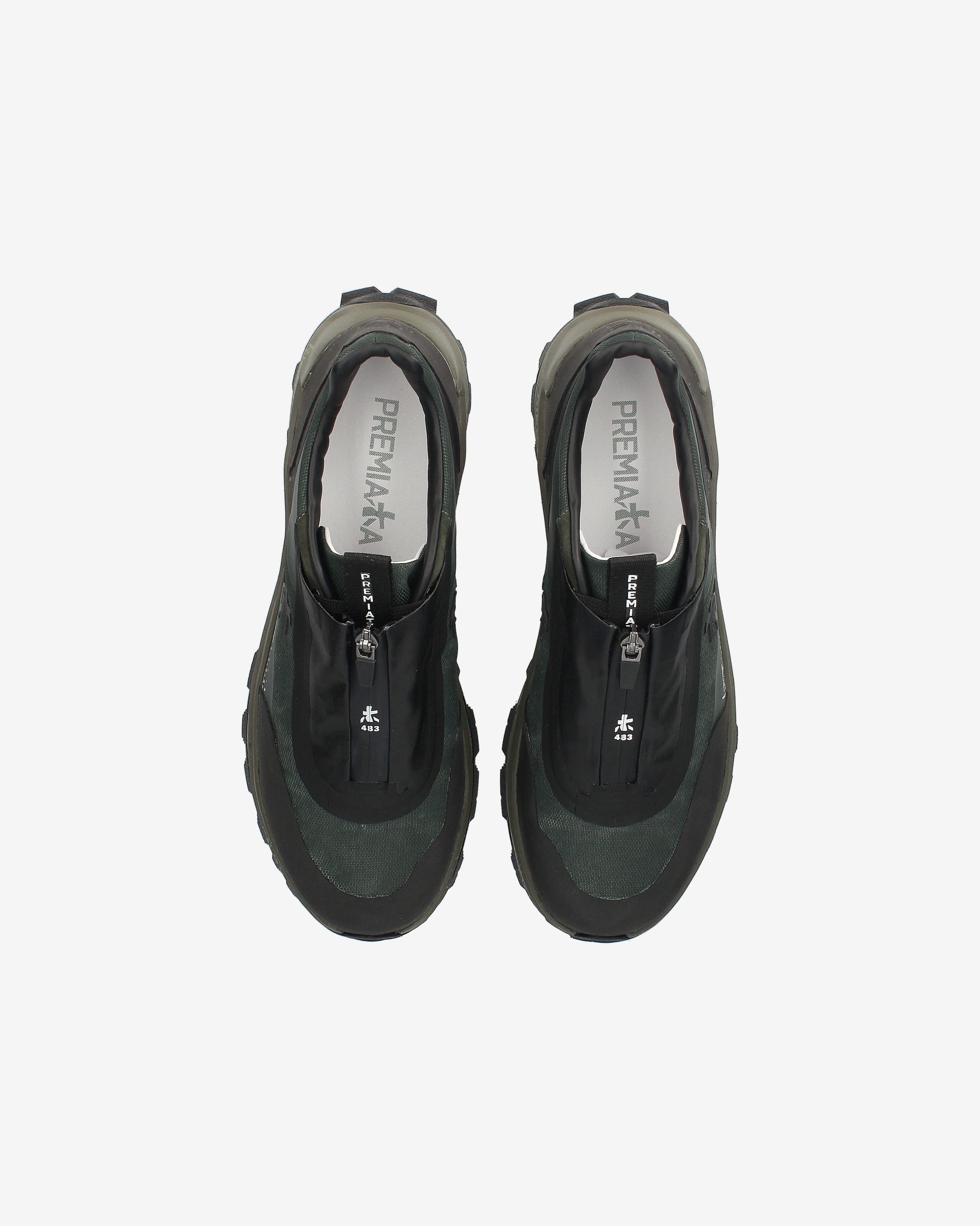 premiata-sciliar-443-sneaker-milit-rgr-n-schwarz-mit-vibram-sohle image 6