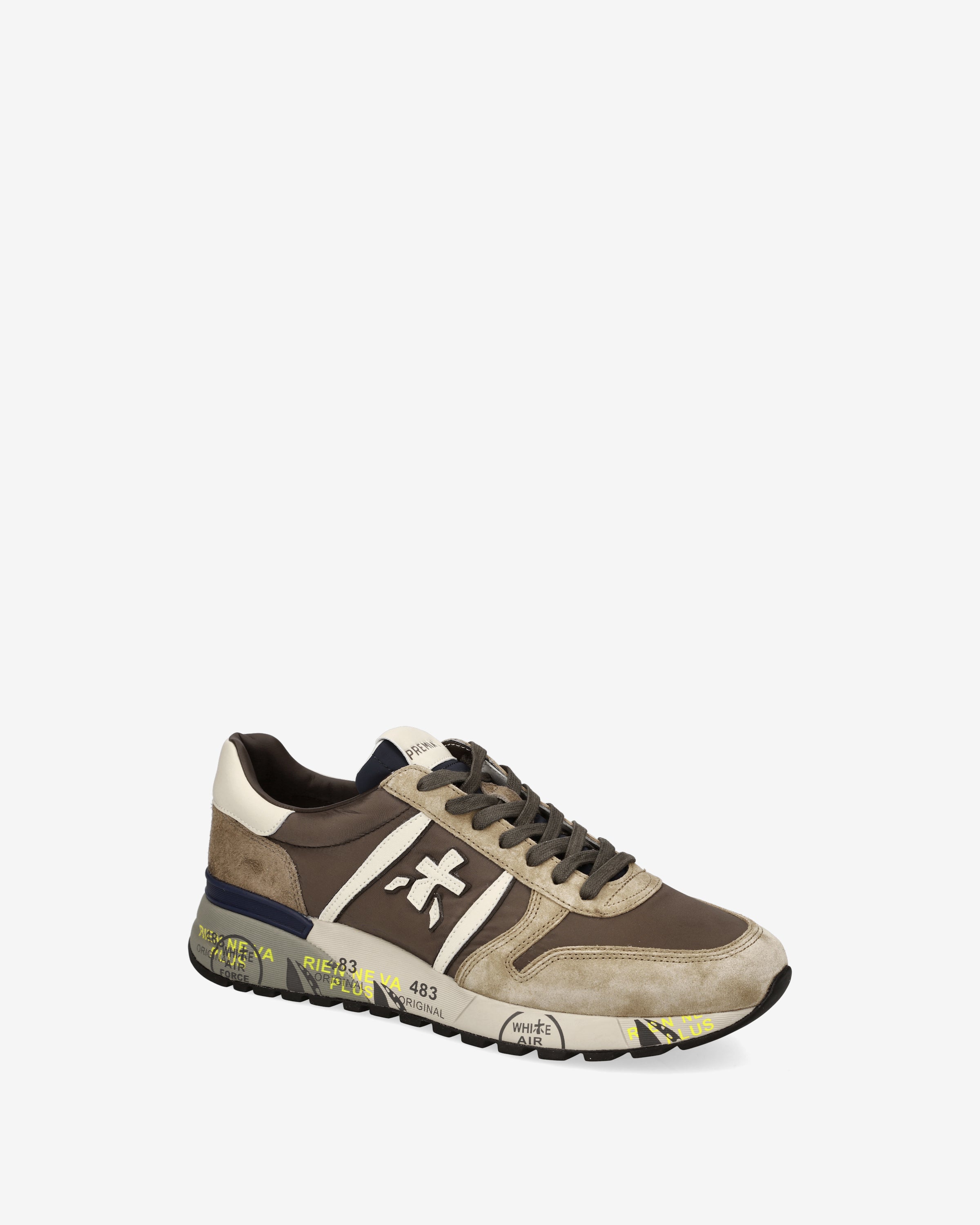 premiata-lander-7704-sneaker-herren-tortora-braun image 2