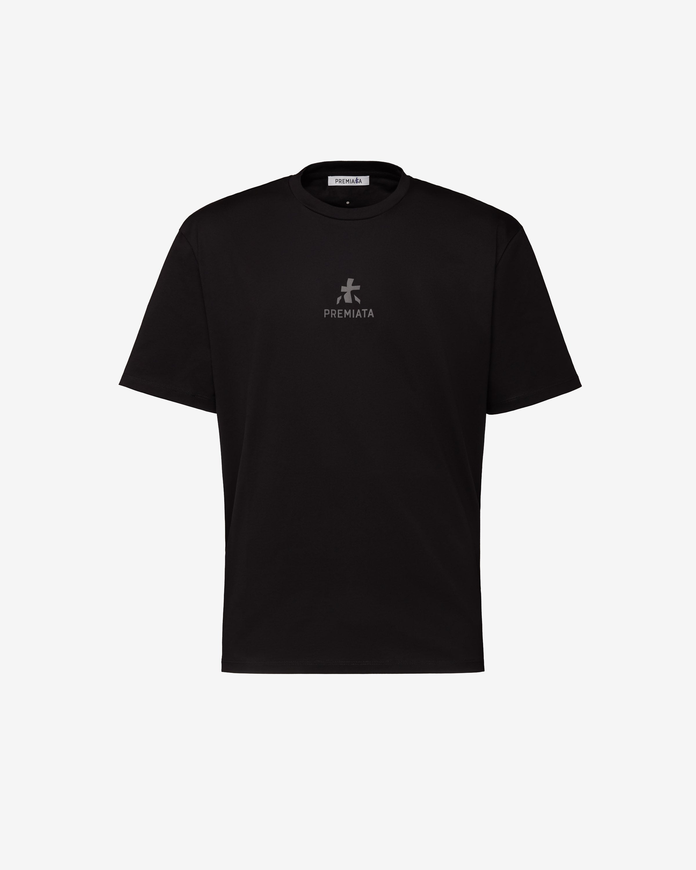 premiata-t-shirt-jersey-schwarz-mit-logo-herren-regular-fit image 1