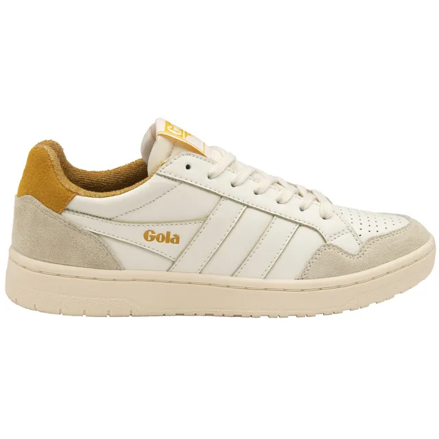 gola-eagle-damen-court-sneaker-off-white-sonnengelb image 1