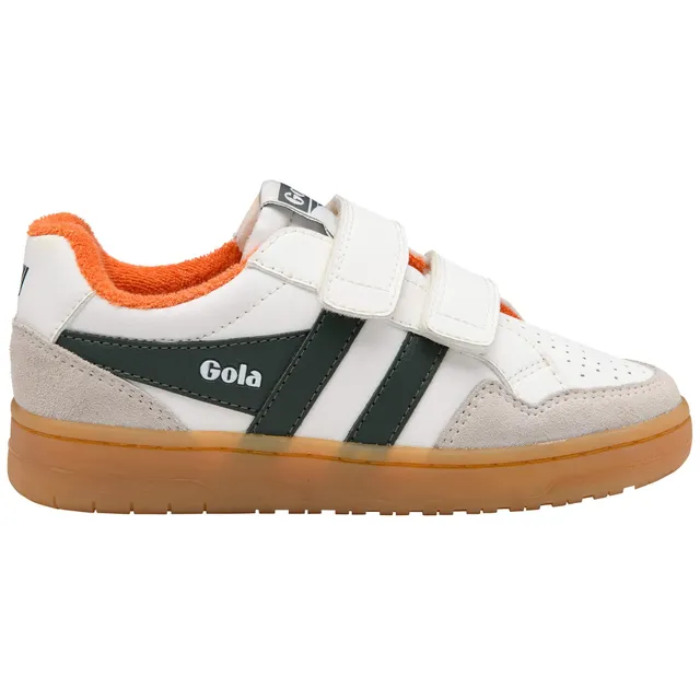 gola-eagle-strap-turnschuh-f-r-kinder-wei-khaki-orange image 1