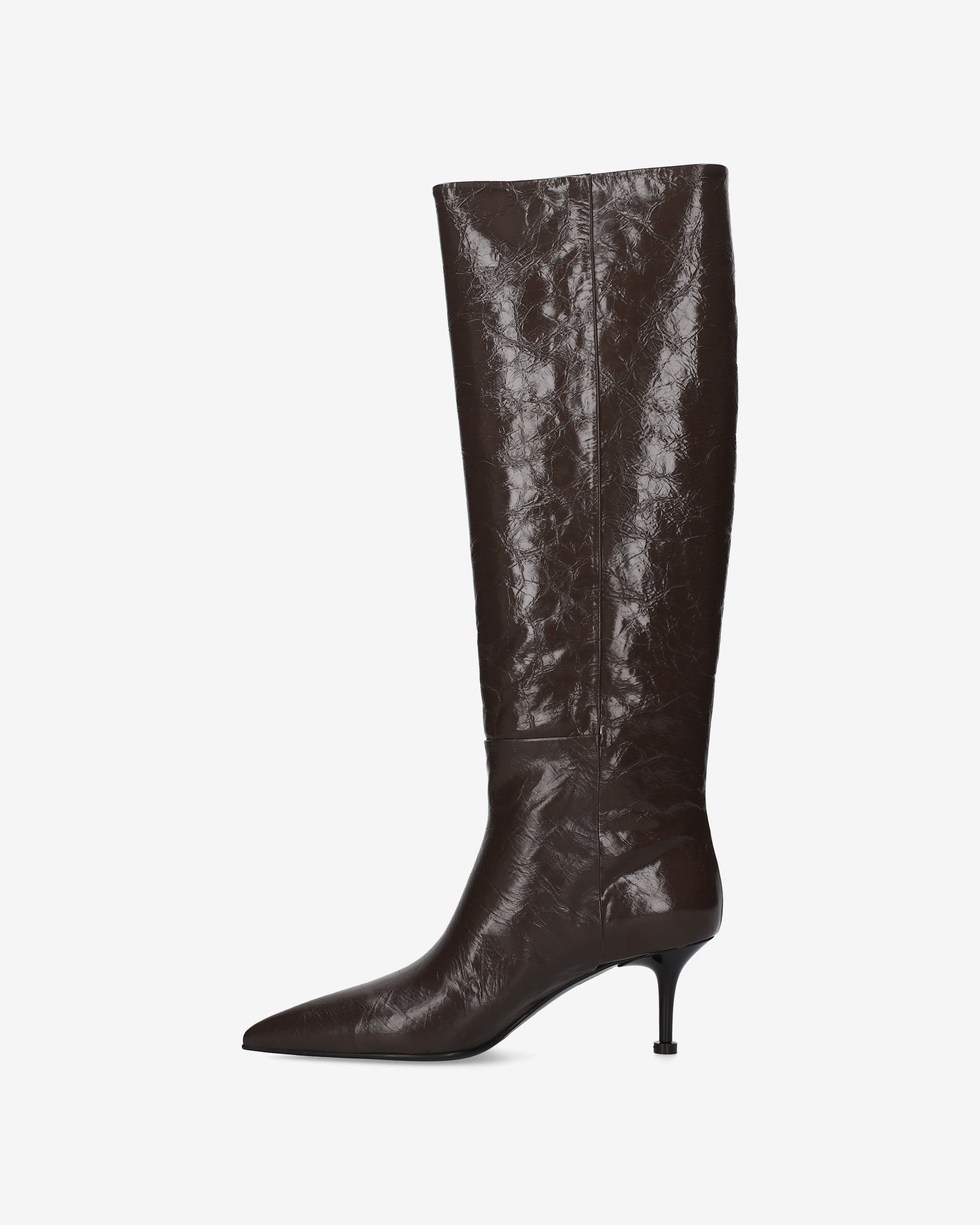 premiata-stiefel-braun-damen-leder-40-cm-6-5-cm-absatz image 3