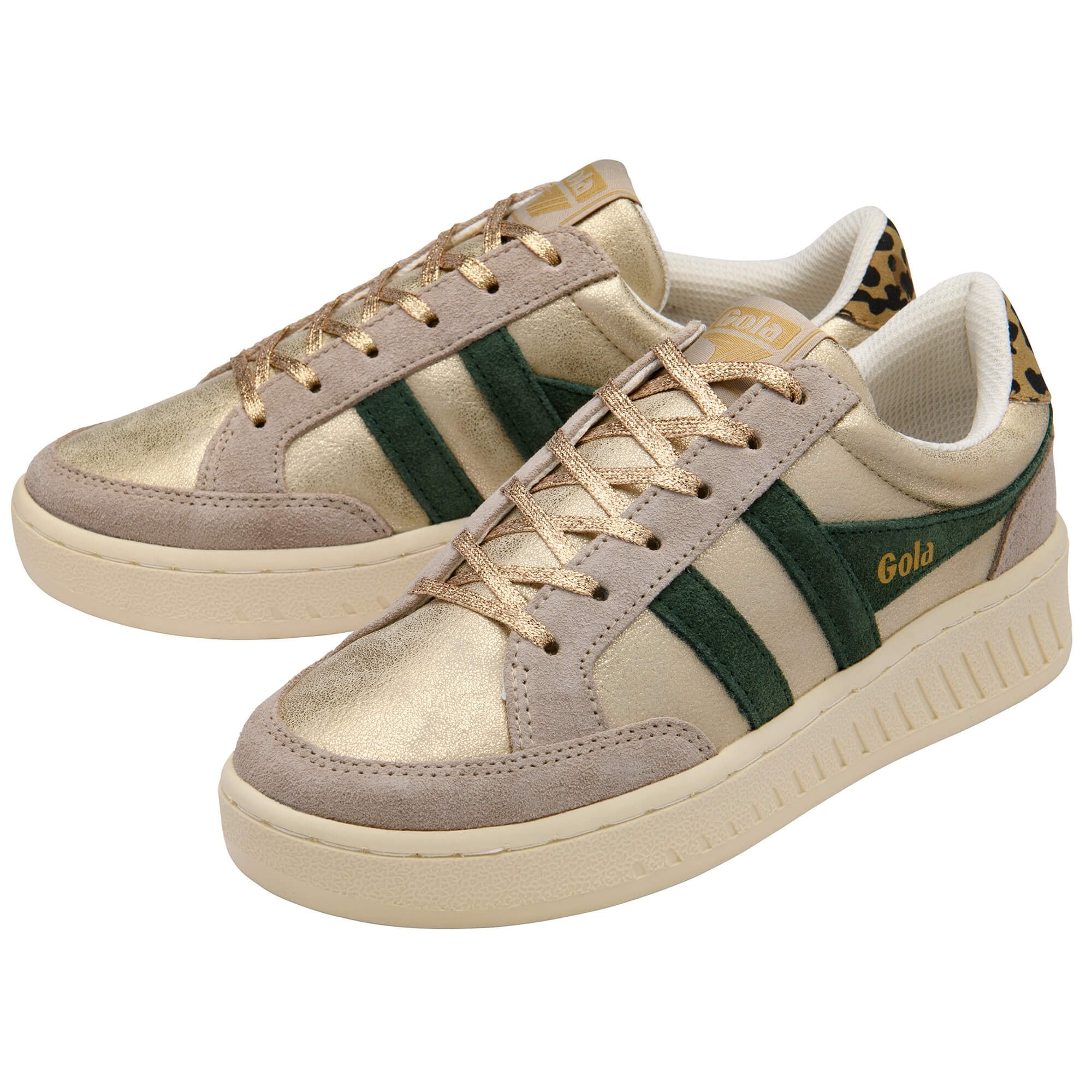gola-superslam-blaze-ii-damen-sneaker-gold-evergreen-leo image 3