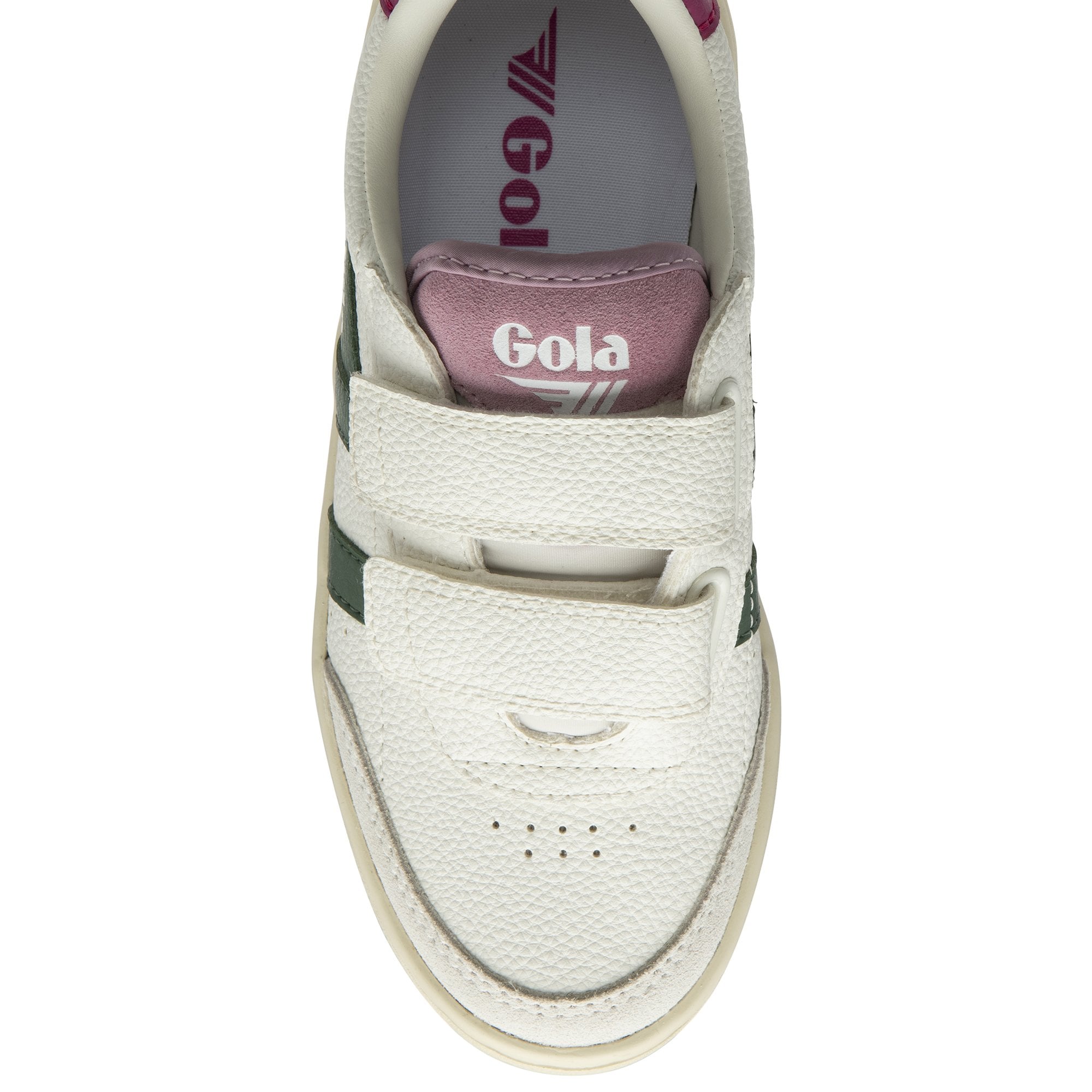 gola-falcon-strap-kinder-sneaker-wei-tannengr-n-fuchsia image 5