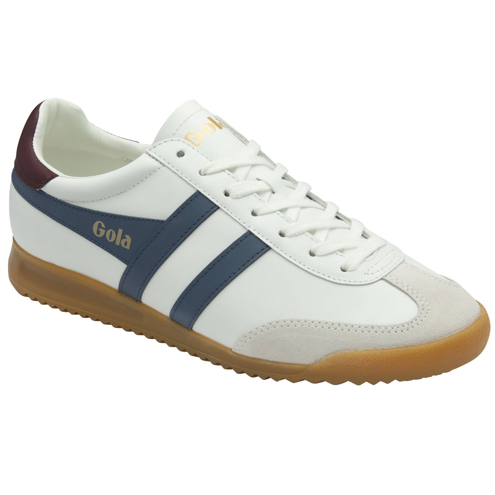 gola-torpedo-leather-herren-sneaker-wei-burgunder image 2