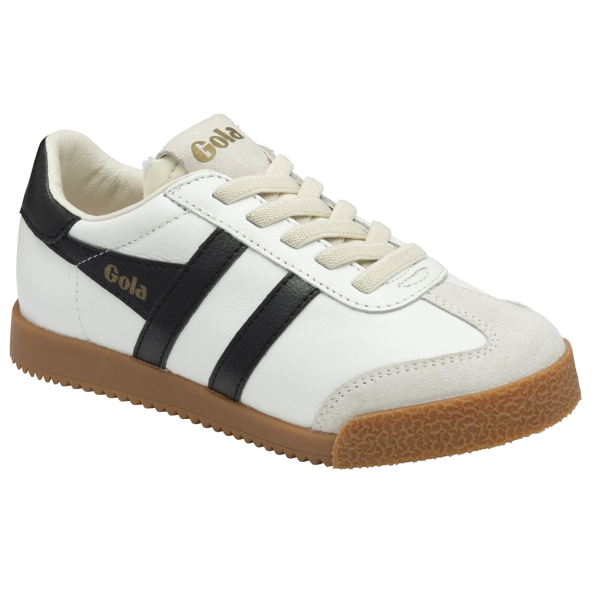 gola-elan-leder-sneaker-f-r-kinder-wei-schwarz image 2