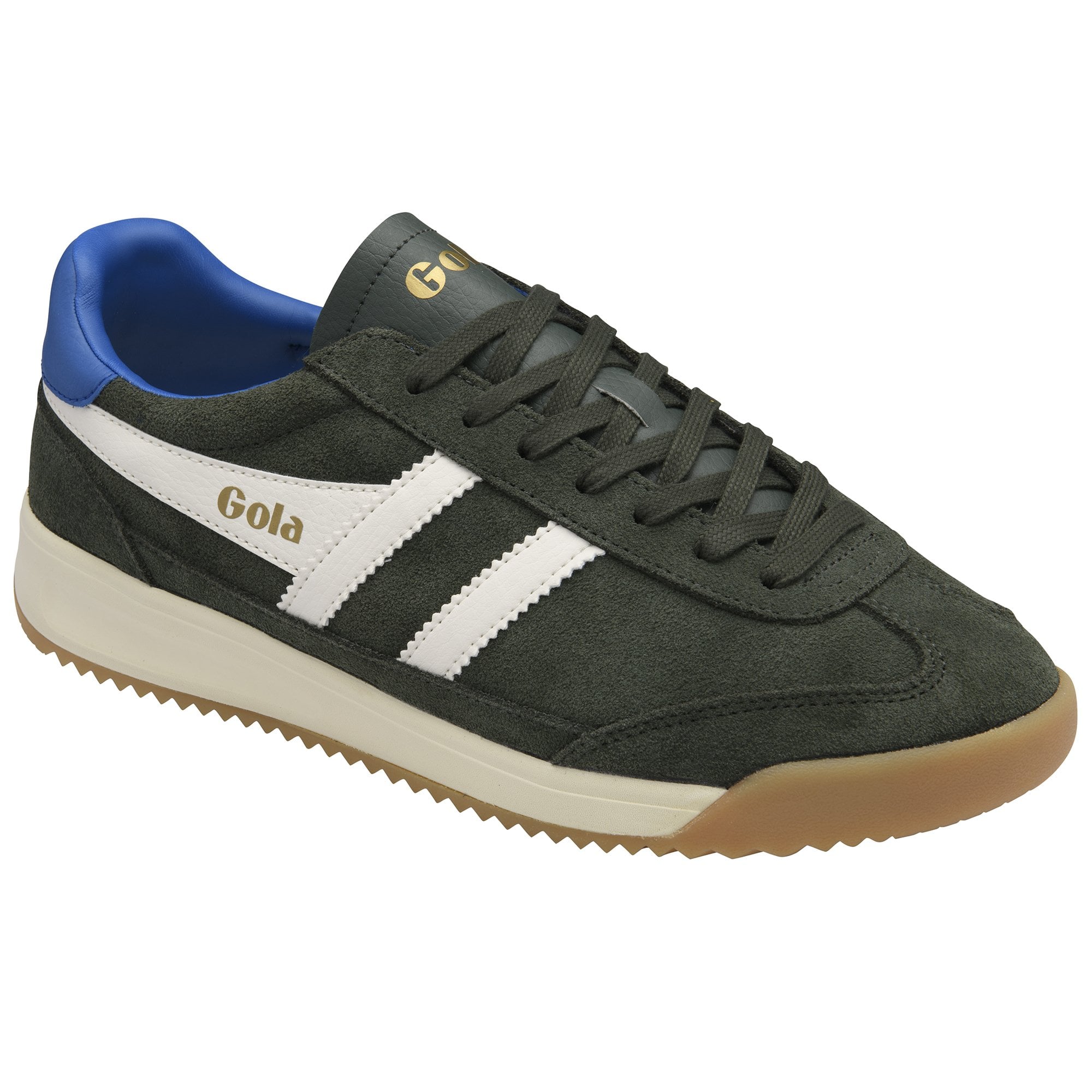 gola-tornado-88-herren-sneaker-dunkelkhaki-creme-marineblau image 2