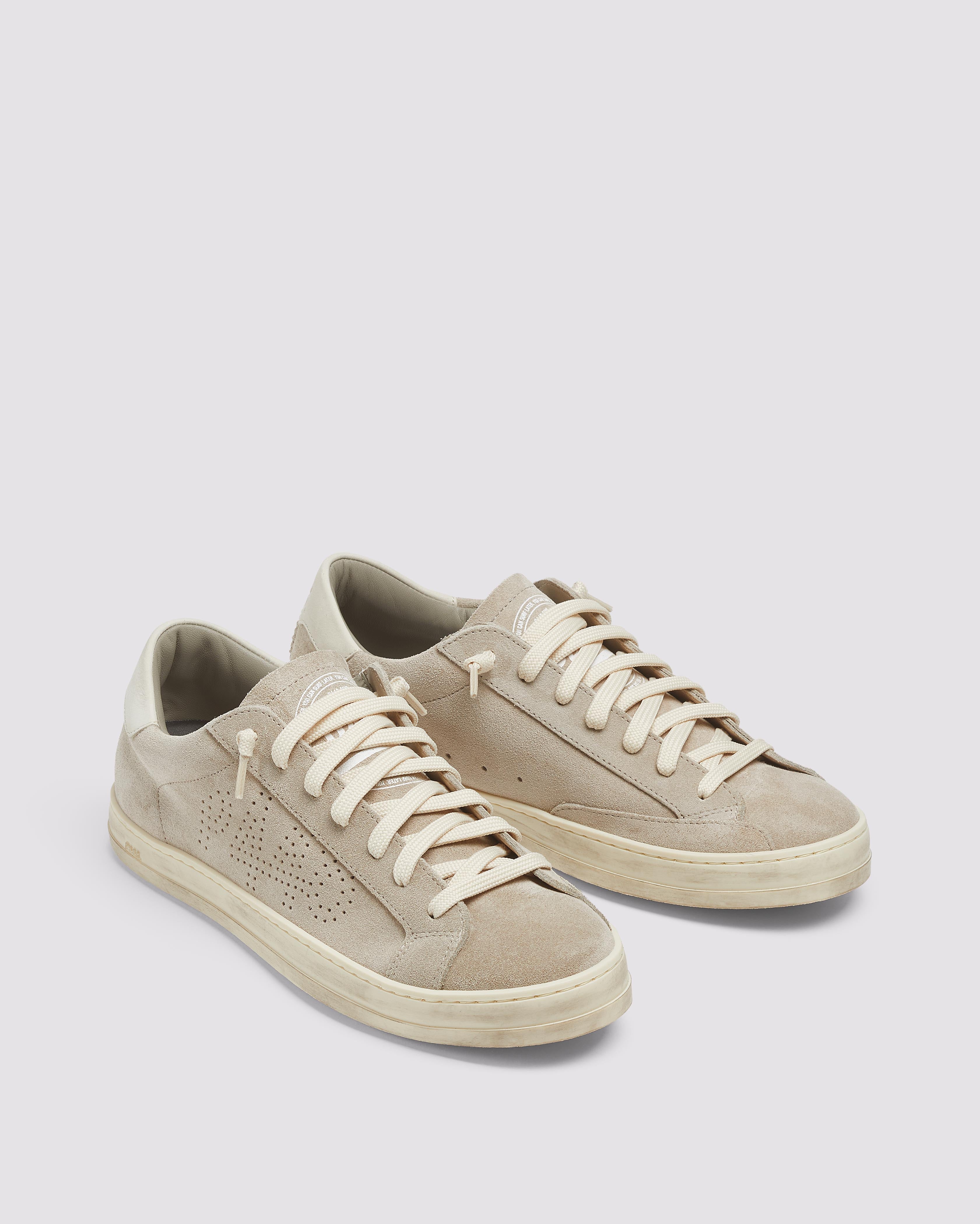 p448-john-deco-low-top-sneaker-sand-grau image 3