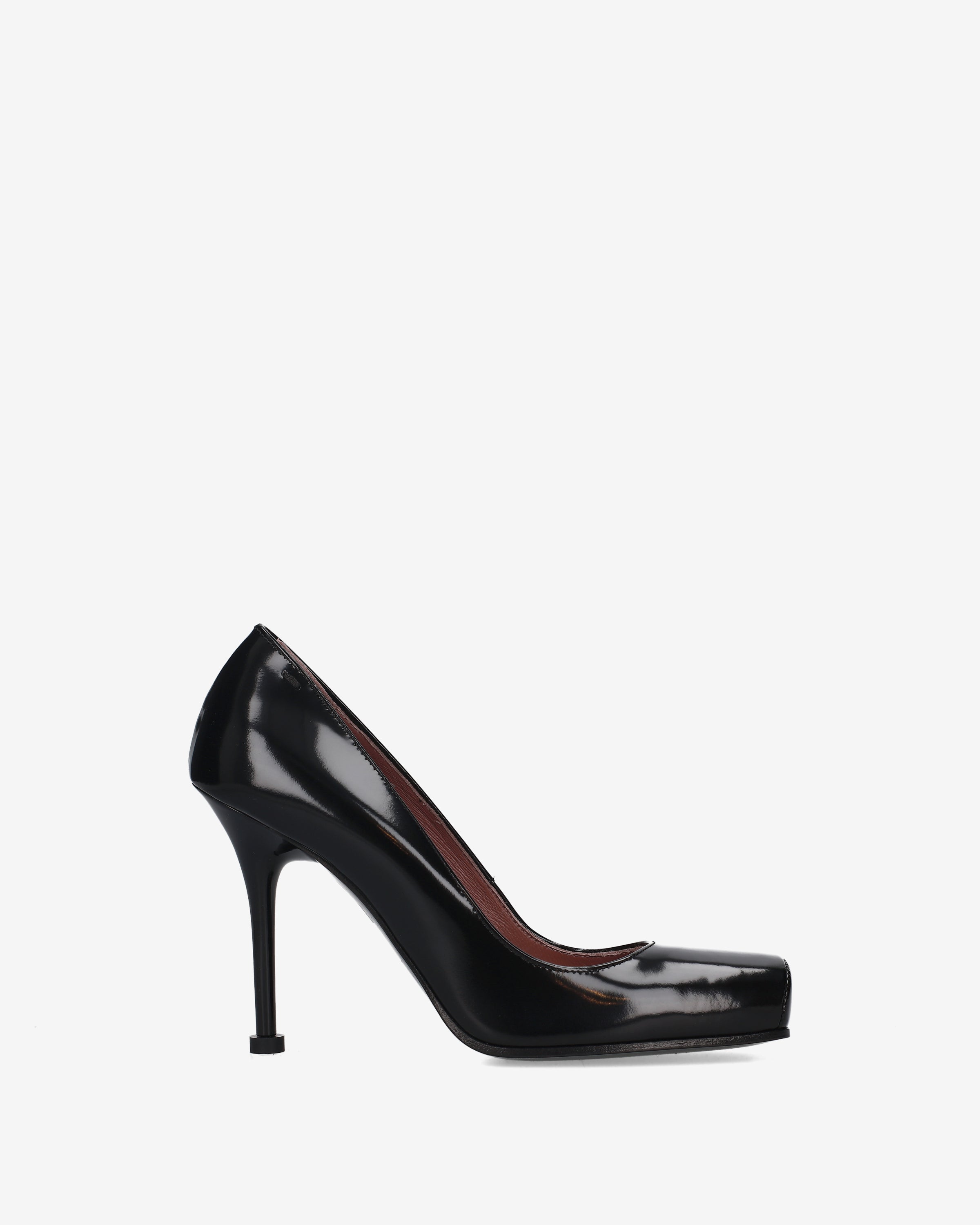 premiata-d-collet-mary-jane-pumps-schwarz-leder-100-mm-absatz image 1