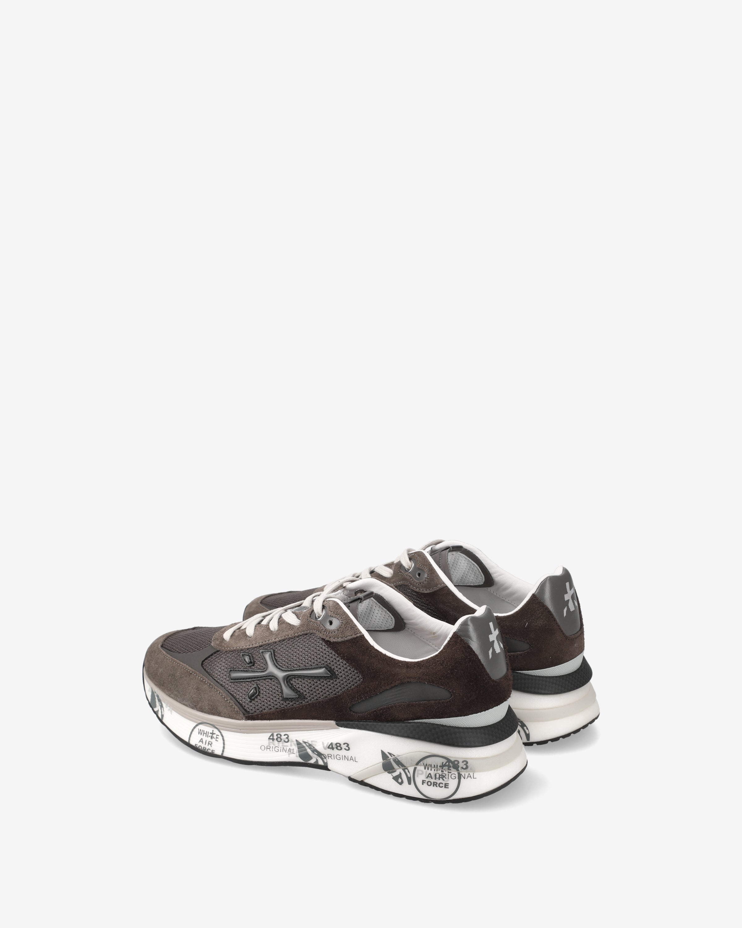 premiata-moerun-6446-sneaker-herren-tortora-testa-di-moro image 5