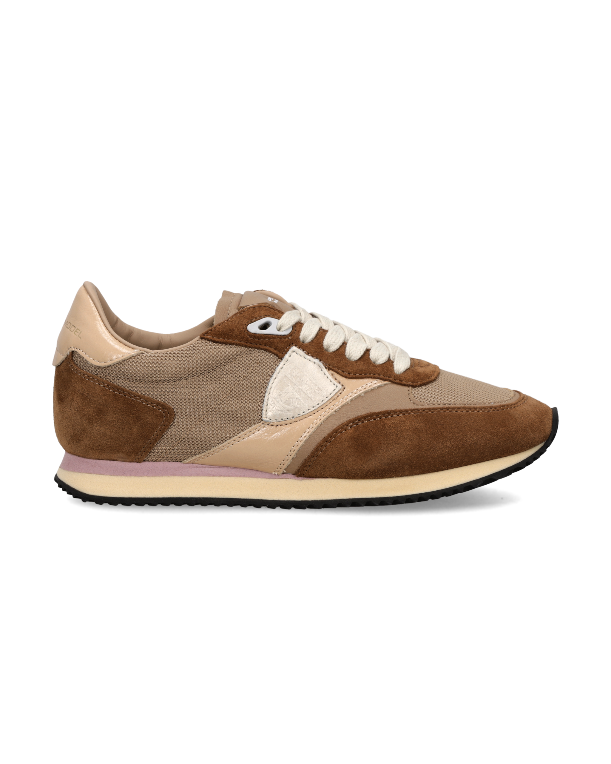 philippe-model-blville-damen-sneaker-braun-beige image 1
