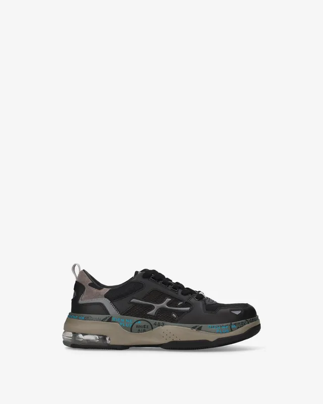 premiata-drake-524-sneaker-herren-schwarz-air image 1