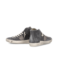 philippe-model-prsx-sneaker-herren-anthrazit-grau image 4