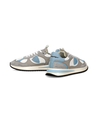 philippe-model-olympique-herren-sneaker-wei-hellblau-grau image 4