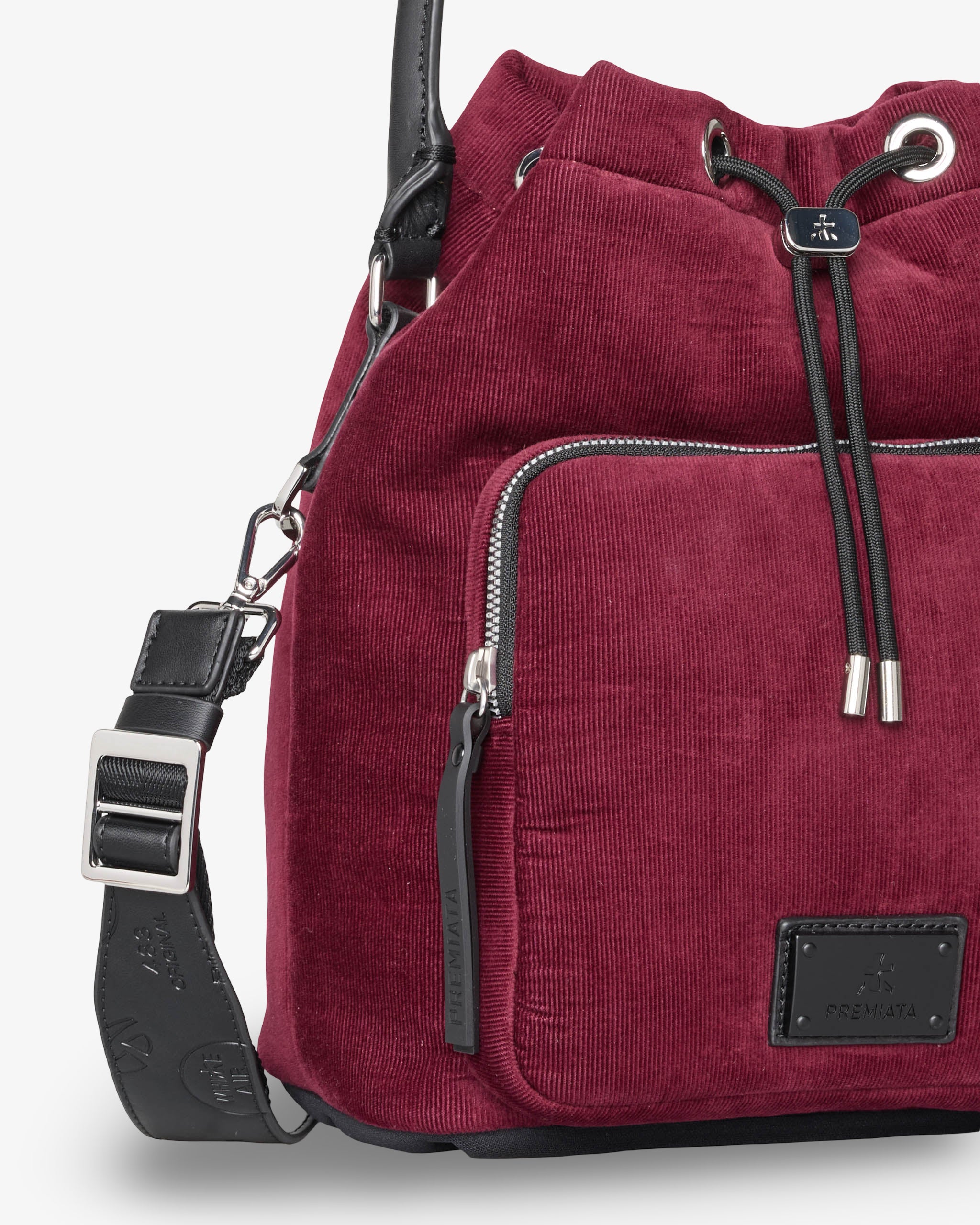 premiata-mia-2180s-damen-beuteltasche-cord-burgundy image 4