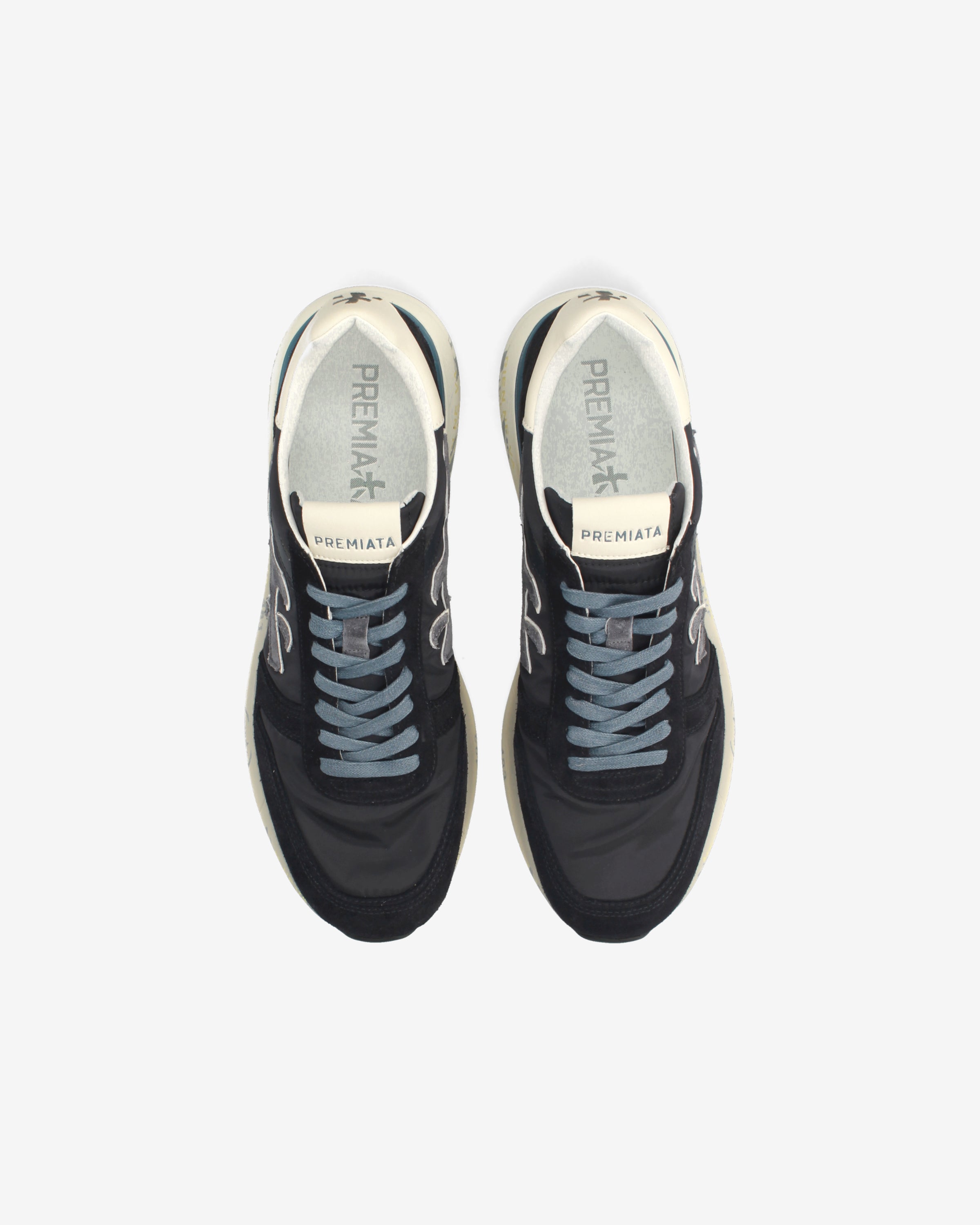 premiata-mick-7716-herren-sneaker-navy-3-cm-sohle image 6