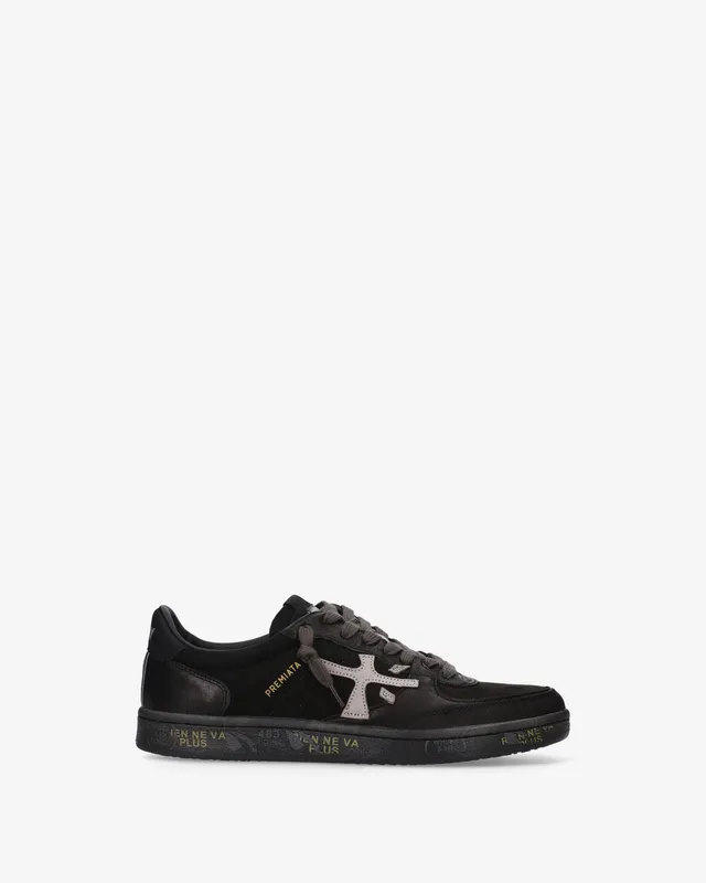 premiata-bskt-clay-8439-sneaker-herren-schwarz image 1