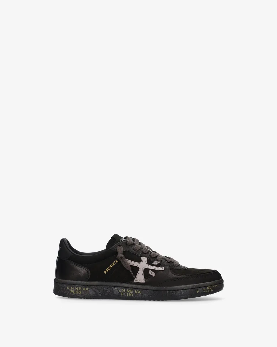 premiata-bskt-clay-8439-sneaker-herren-schwarz image 1