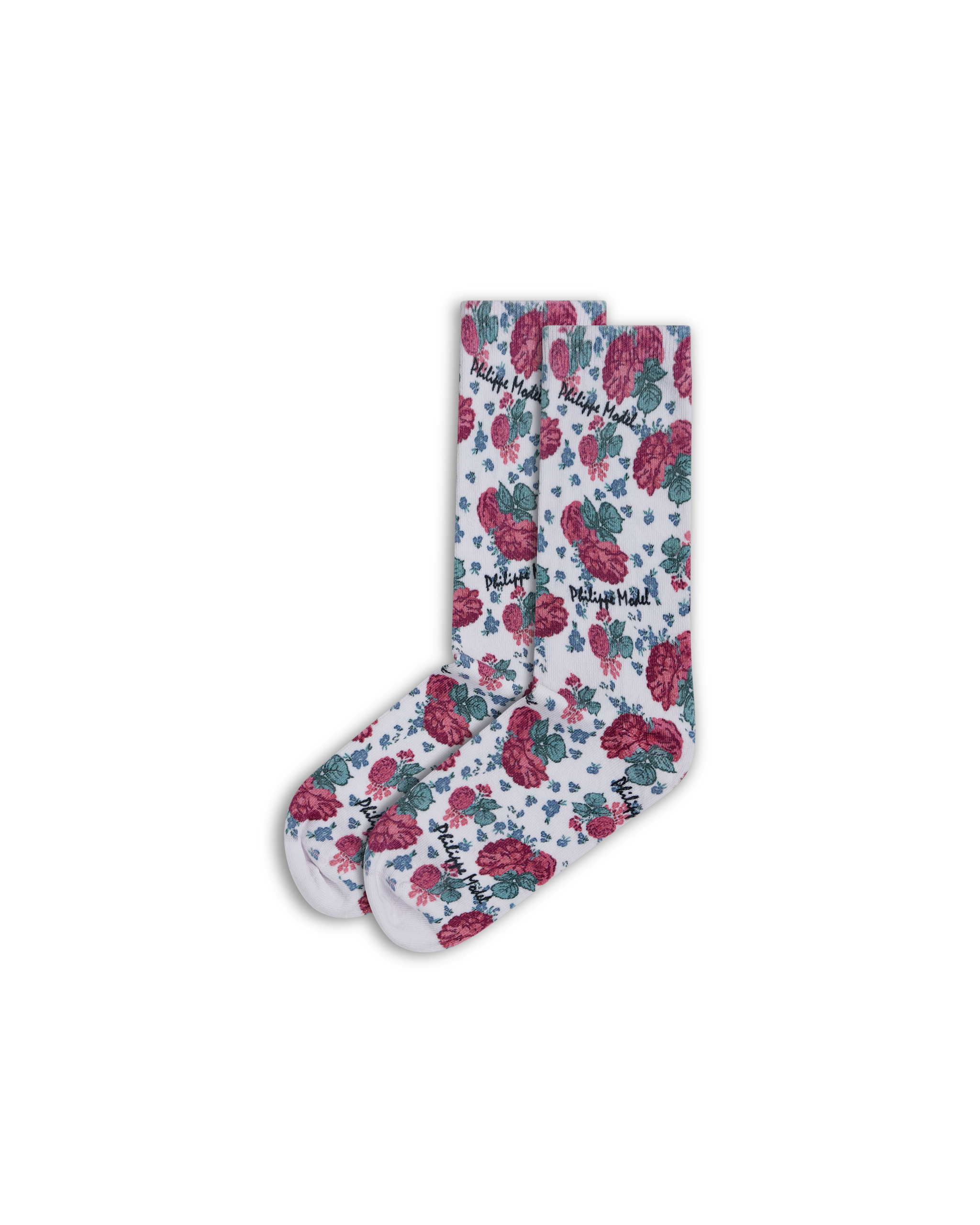 philippe-model-chaussettes-socken-aus-baumwolle-wei image 1