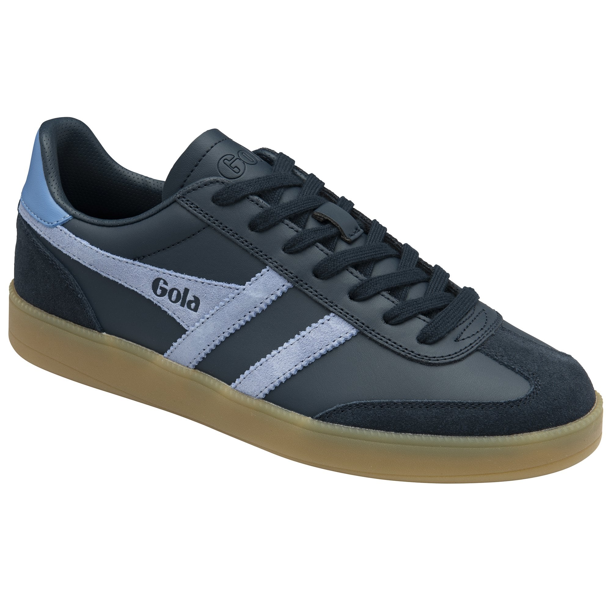 gola-viper-leather-herren-sneaker-navy-hellblau image 2
