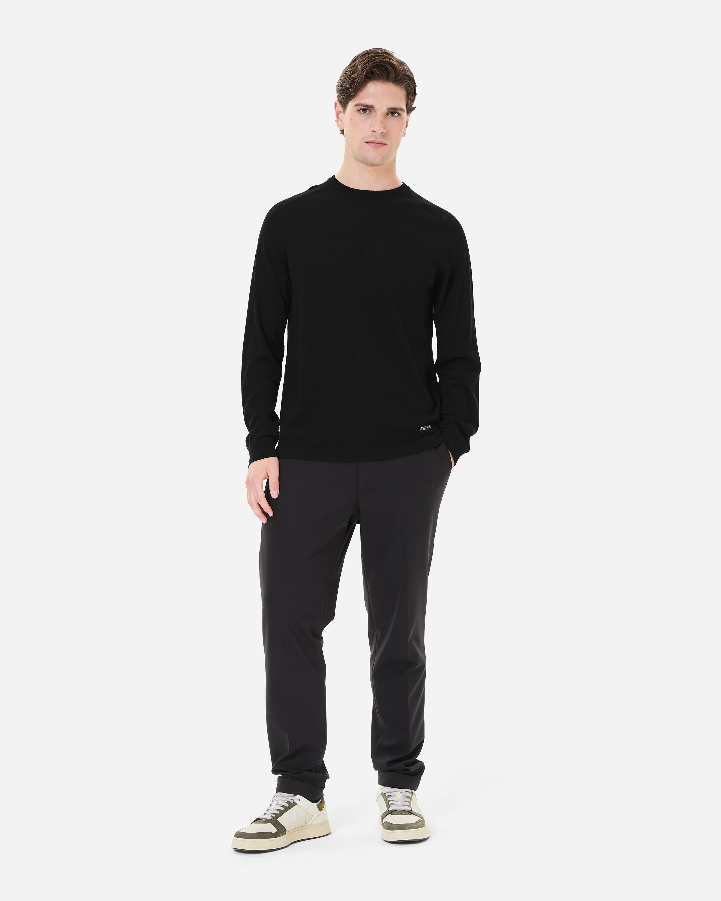 premiata-essential-maglia-strickpullover-herren-black image 7