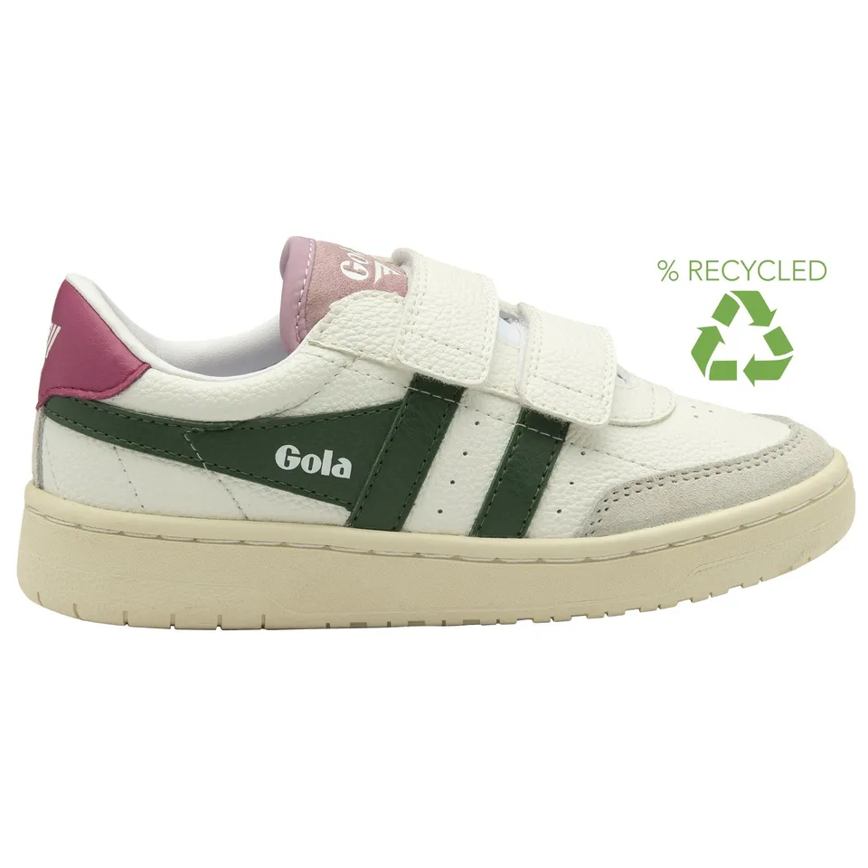 gola-falcon-strap-kinder-sneaker-wei-tannengr-n-fuchsia image 1