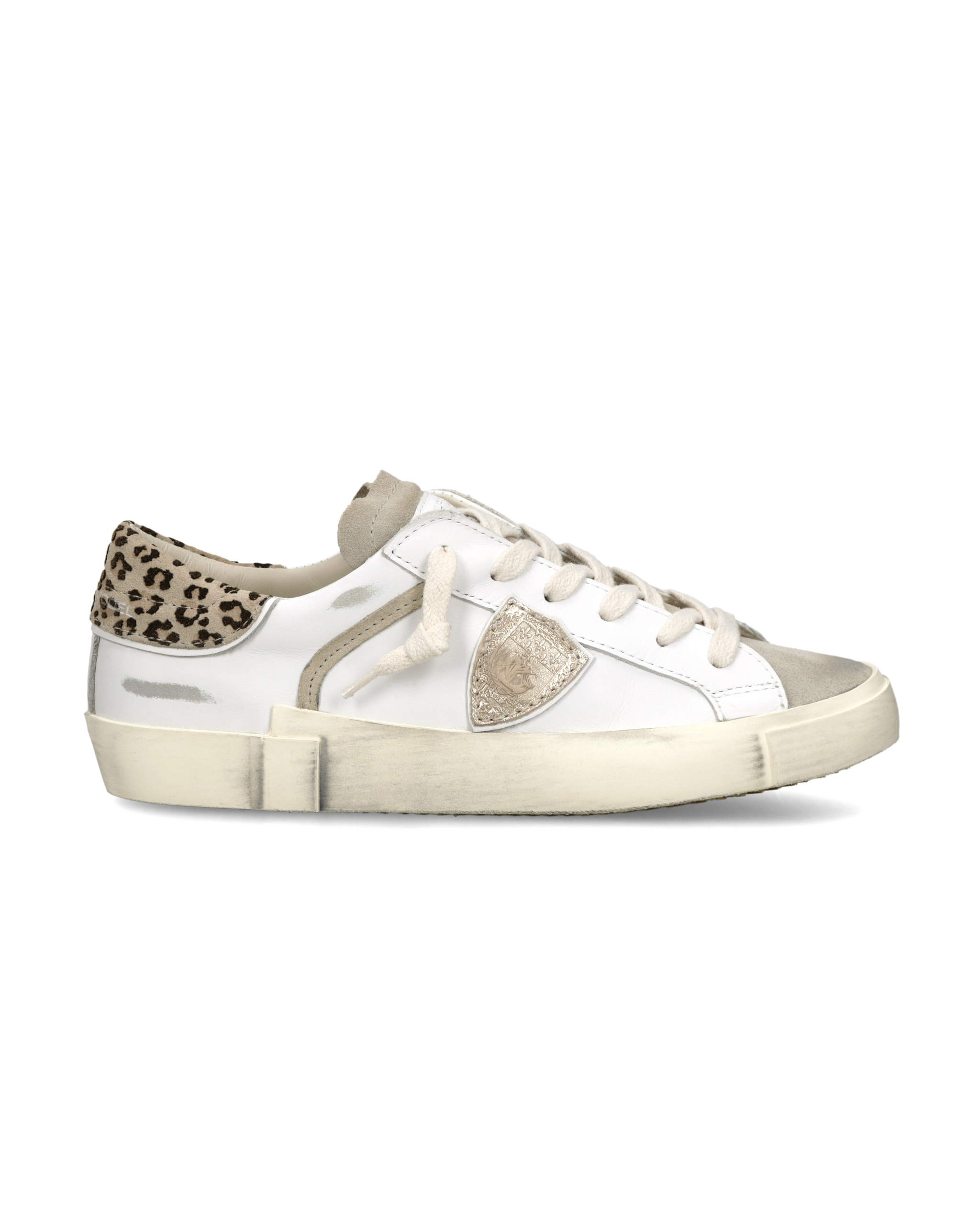 philippe-model-prsx-damen-sneaker-wei-schlamm-animal-print image 1