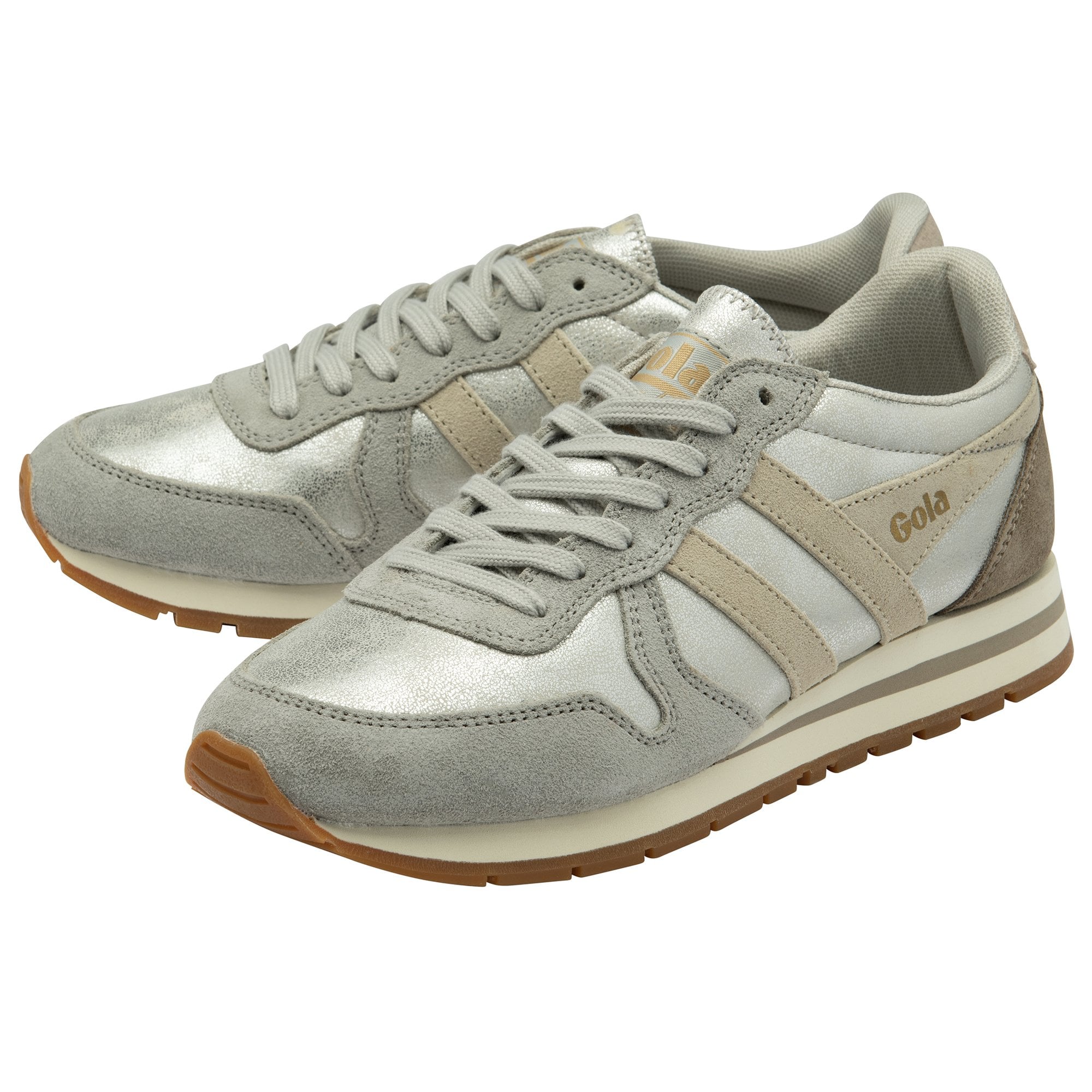 gola-daytona-blaze-sneaker-f-r-damen-silber-weizen image 3