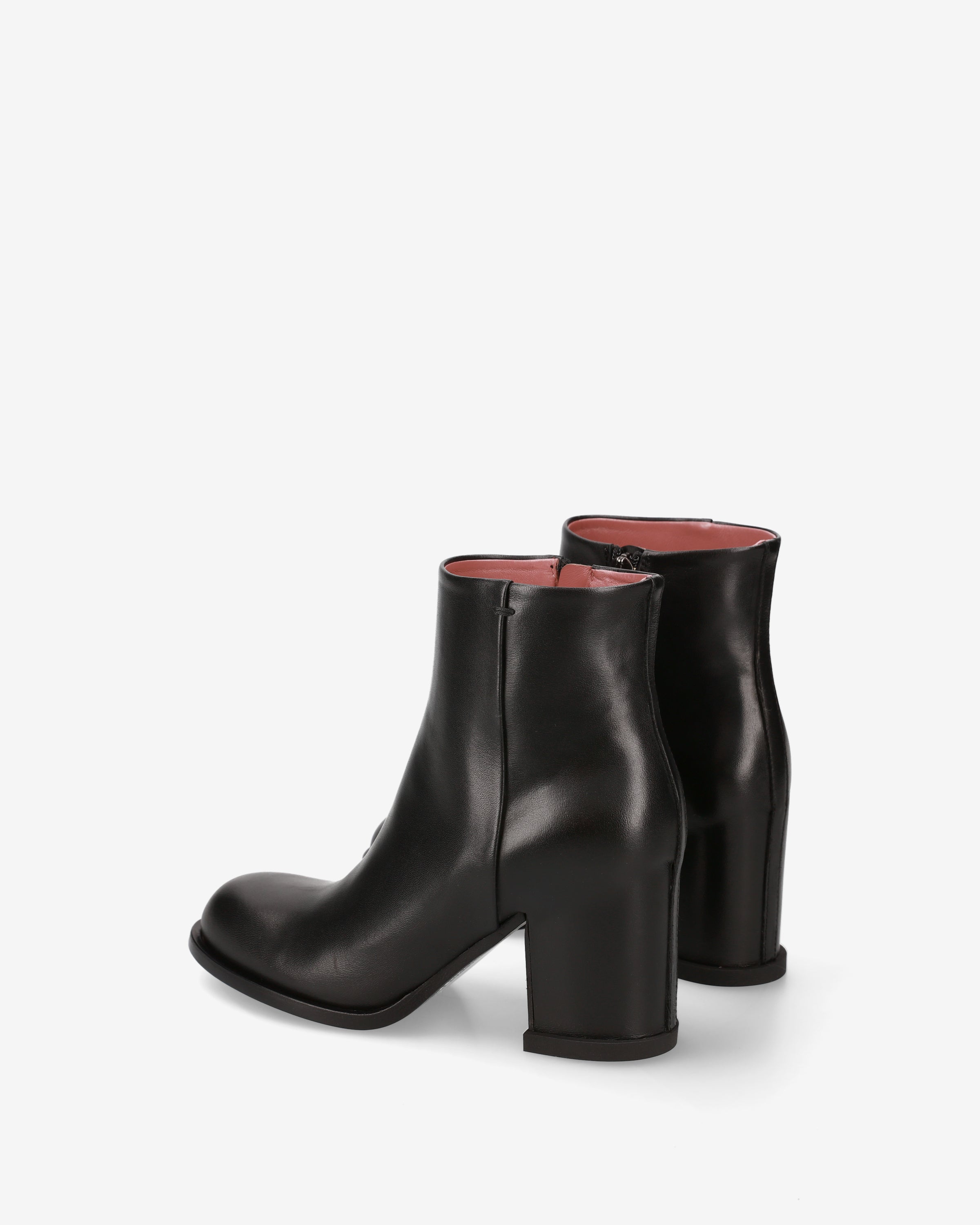 premiata-stivaletti-stiefelette-damen-schwarz-leder-80-mm image 5