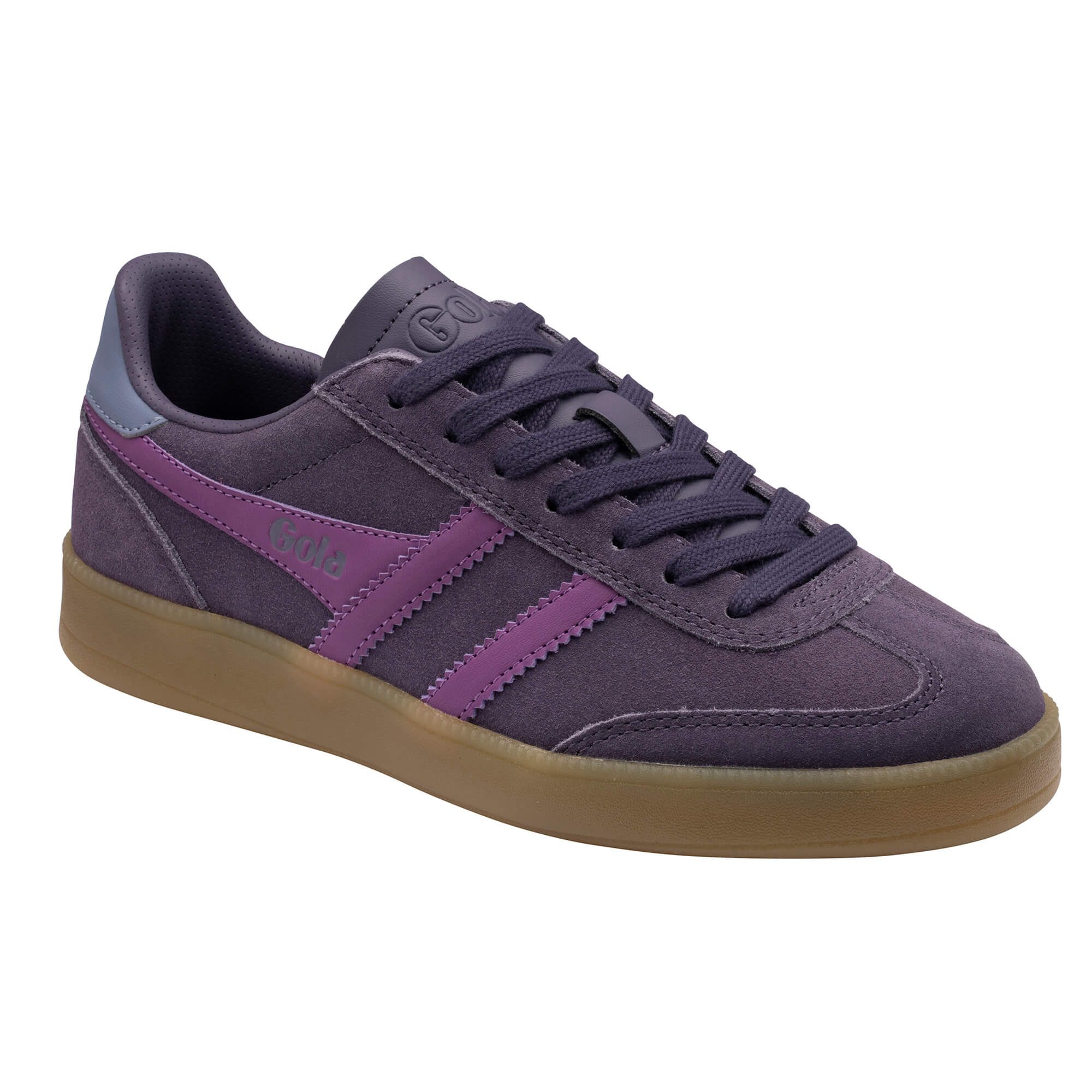 gola-viper-sneaker-damen-pflaume-wildleder-fuchsrot image 2