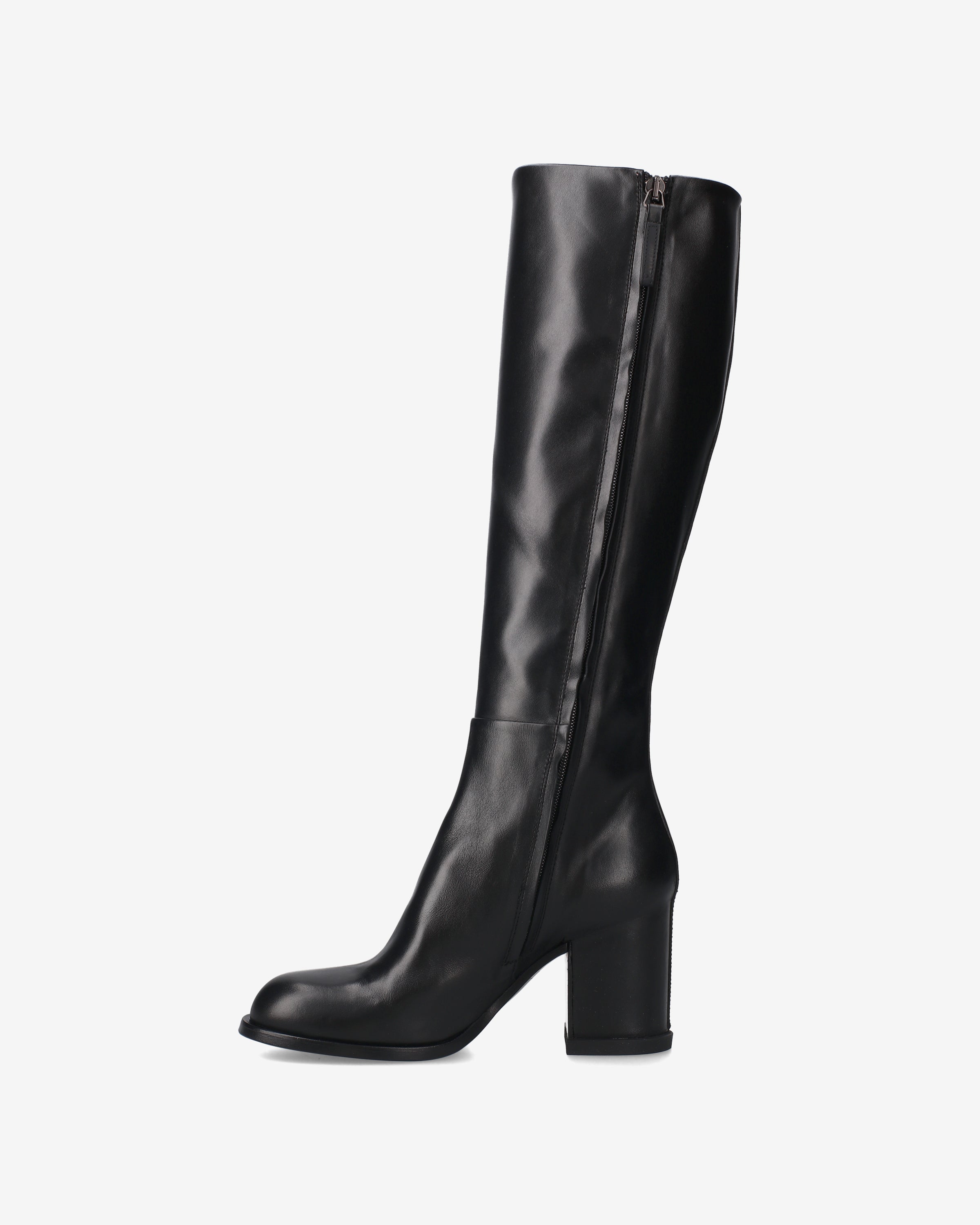 premiata-stivaletti-damen-schwarz-leder-80mm image 3